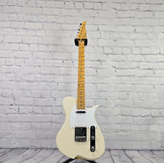 USED Vola Vasti MC 6 String Electric Guitar Vintage White
