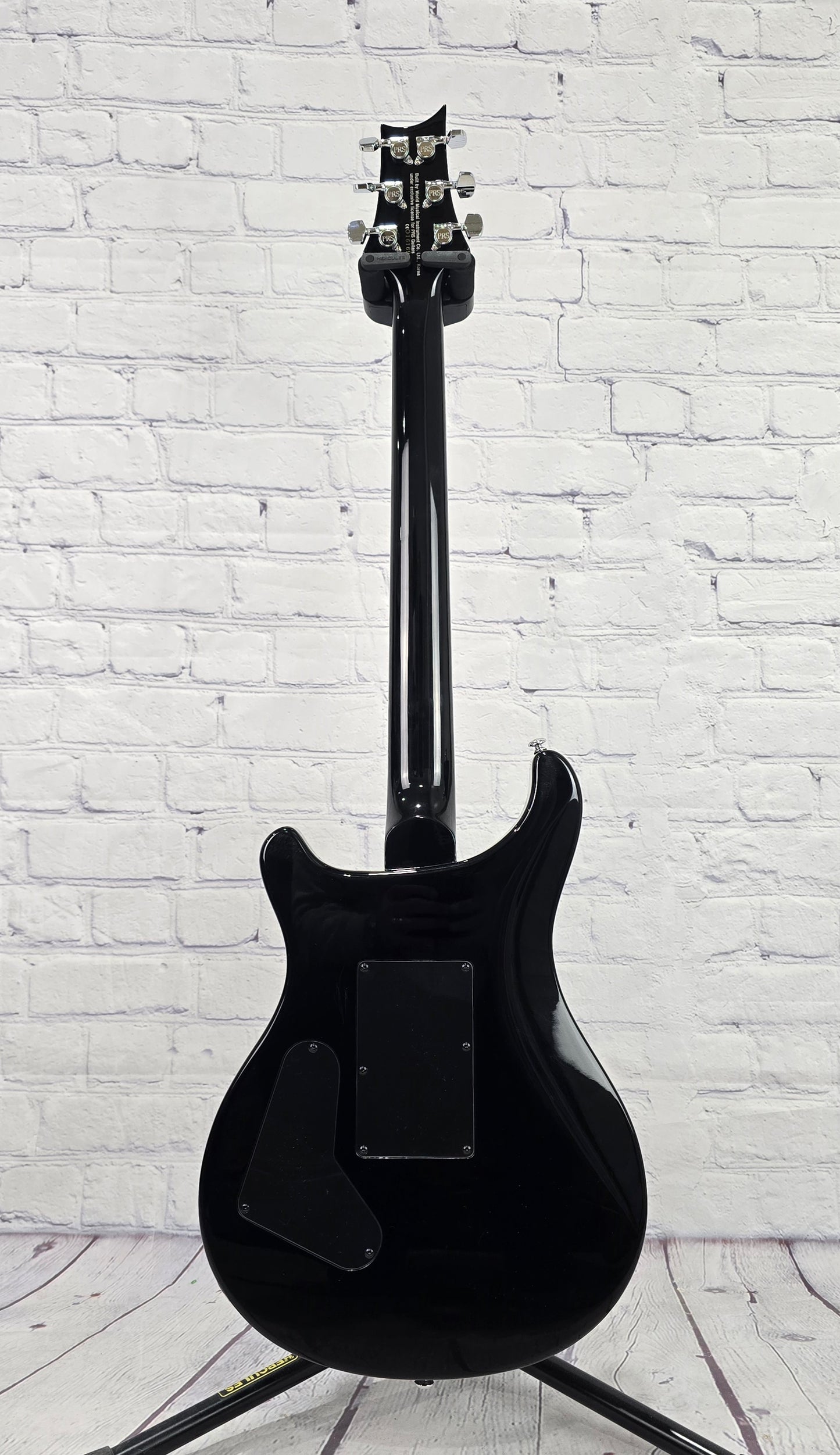 USED Paul Reed Smith PRS Guitars SE Custom 24 Floyd Rose Electric Guitar Grey Black