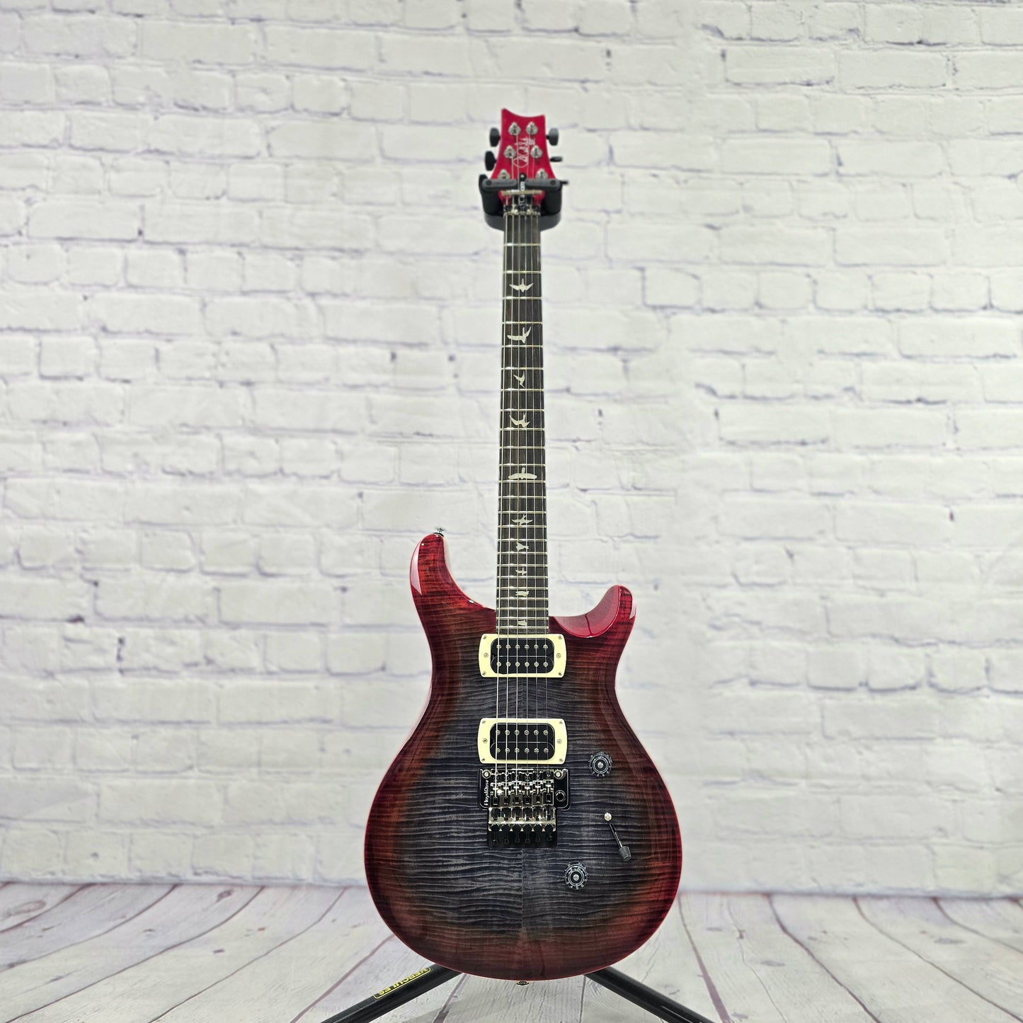Paul Reed Smith PRS Guitars SE Custom 24 Floyd Rose Electric Guitar Charcoal Cherry Burst