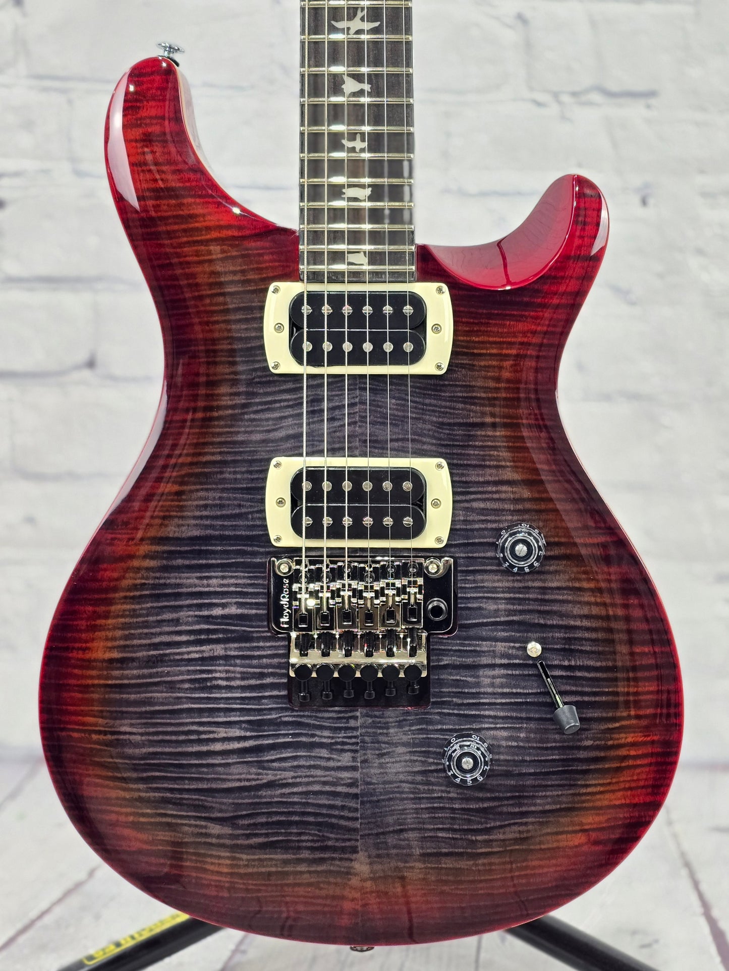 Paul Reed Smith PRS Guitars SE Custom 24 Floyd Rose Electric Guitar Charcoal Cherry Burst