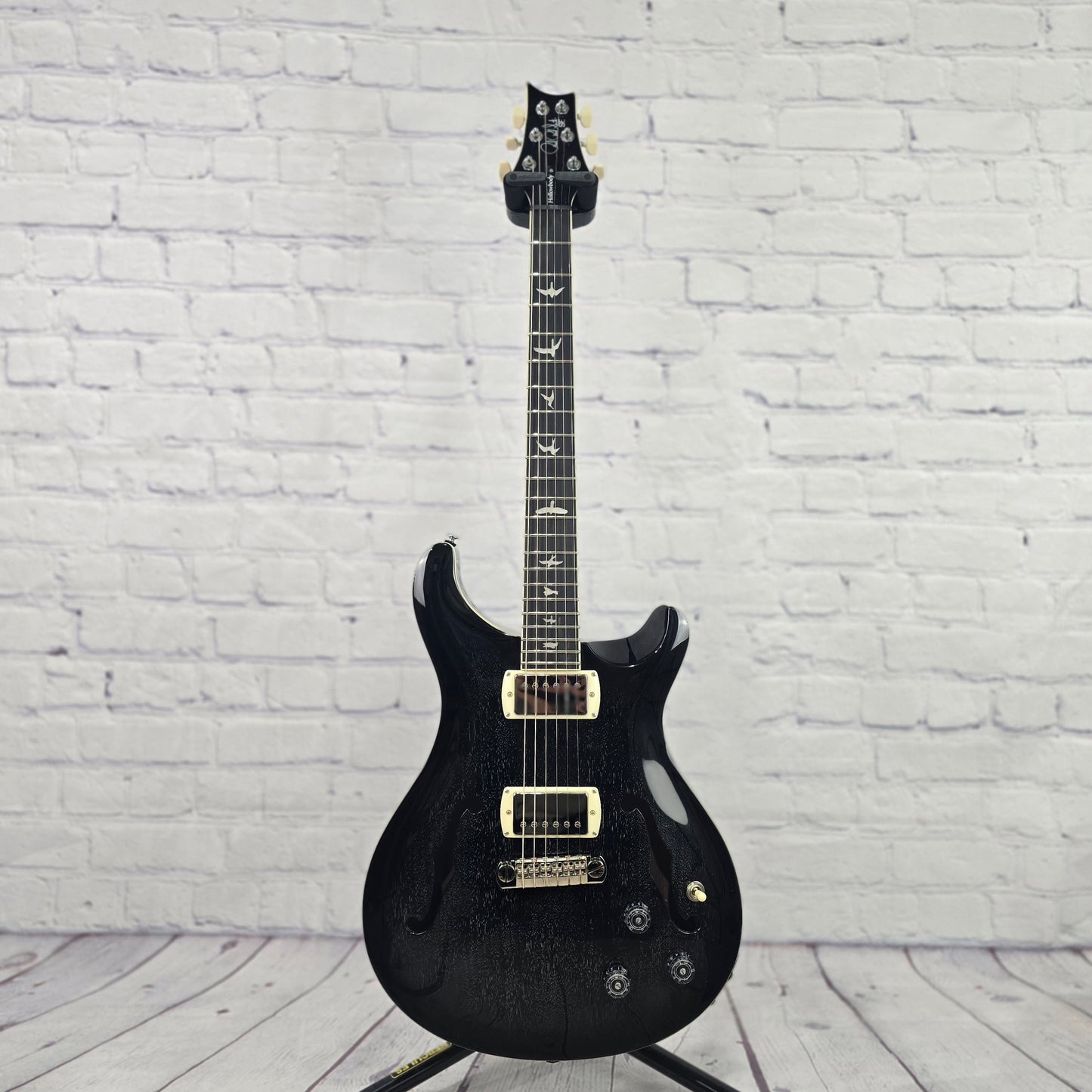 Paul Reed Smith PRS Guitars SE Hollowbody Standard Piezo 6 String Electric Guitar Dog Hair Smokeburst