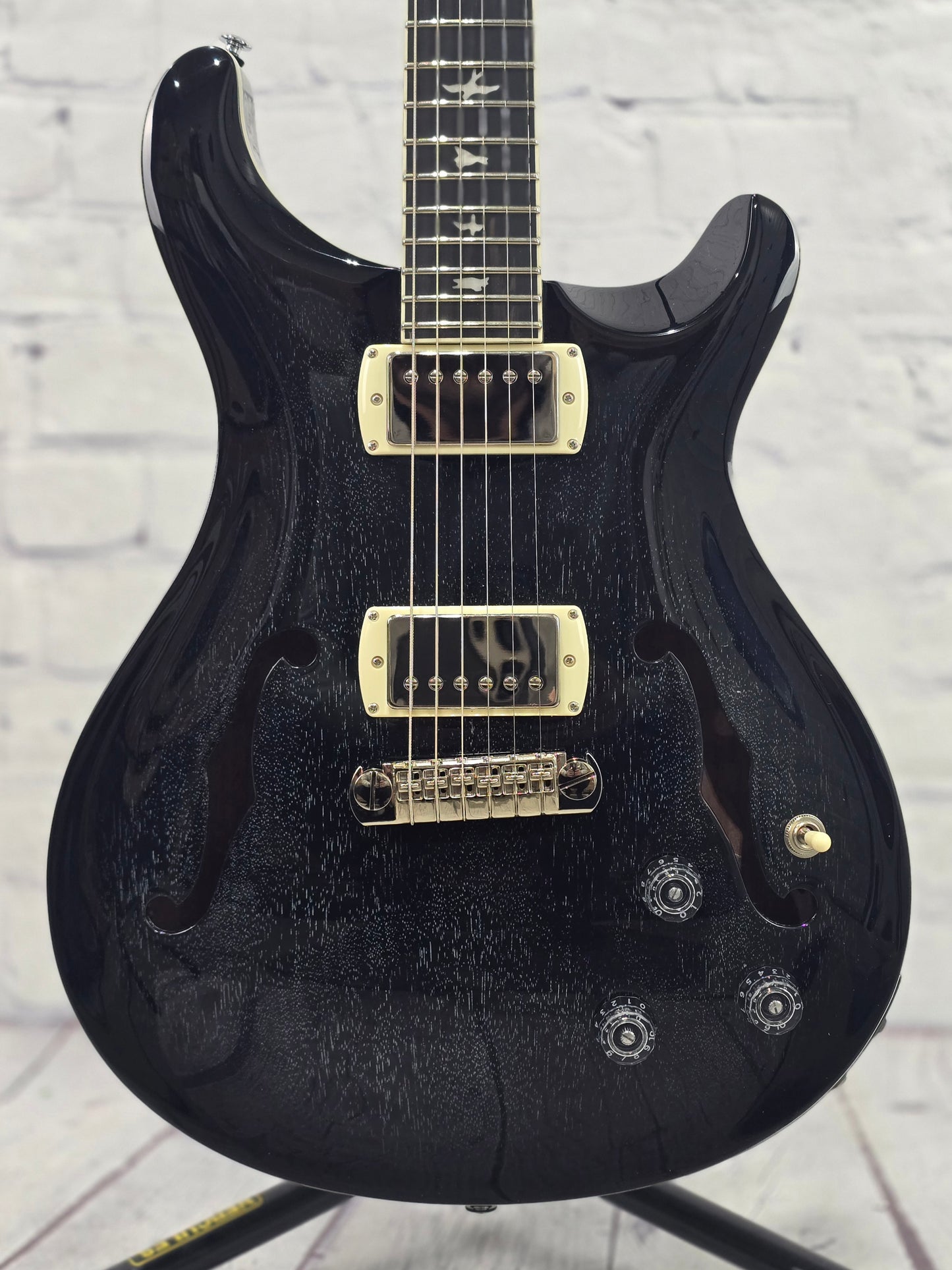 Paul Reed Smith PRS Guitars SE Hollowbody Standard Piezo 6 String Electric Guitar Dog Hair Smokeburst