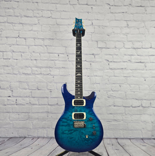Paul Reed Smith PRS Guitars SE Custom 24-08 Quilt Electric Guitar Lake Blue
