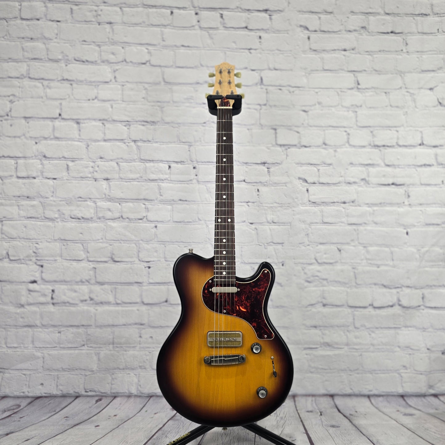 Nik Huber Piet Solid Body 6 String Electric Guitar Vintage Sunburst