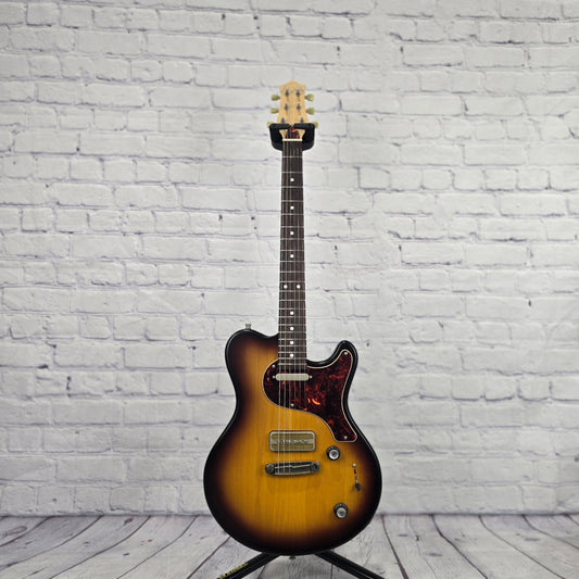 Nik Huber Piet Solid Body 6 String Electric Guitar Vintage Sunburst