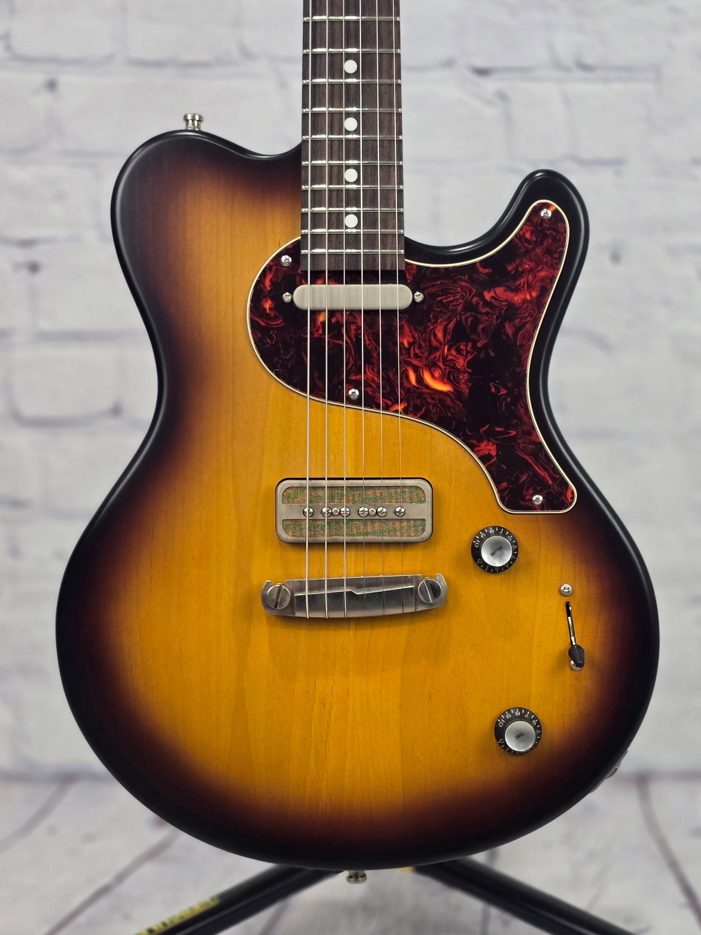 Nik Huber Piet Solid Body 6 String Electric Guitar Vintage Sunburst