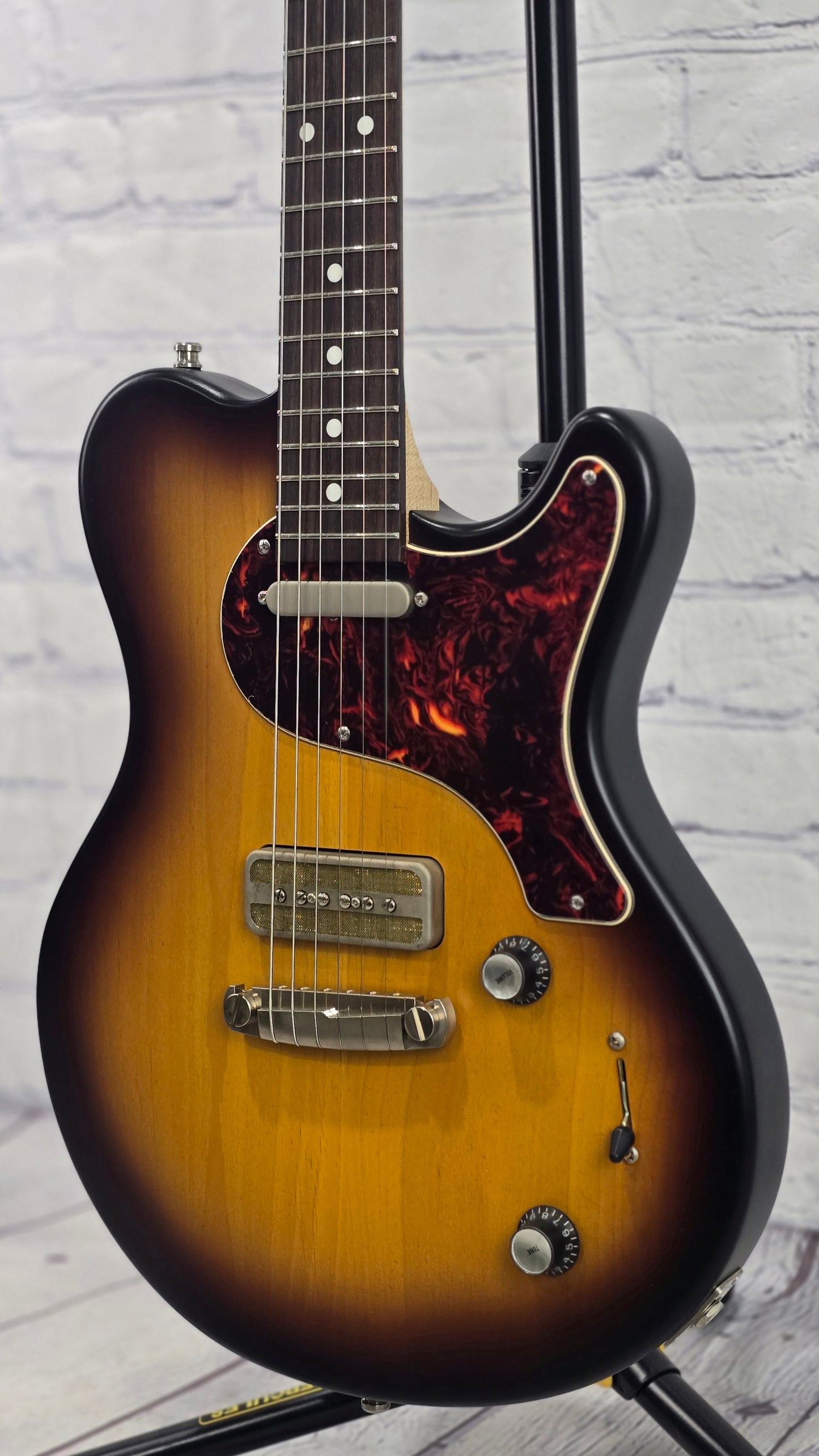 Nik Huber Piet Solid Body 6 String Electric Guitar Vintage Sunburst