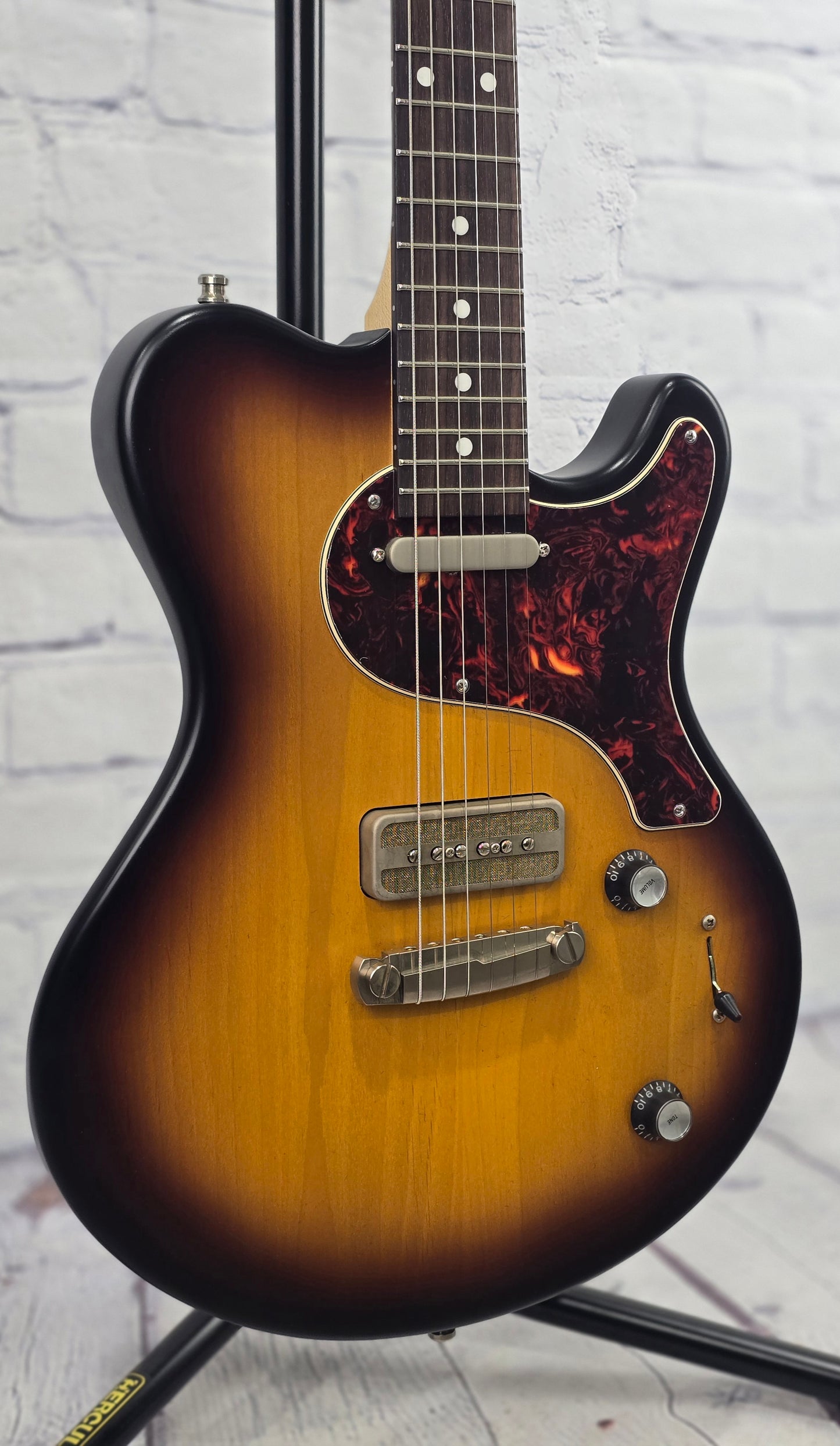Nik Huber Piet Solid Body 6 String Electric Guitar Vintage Sunburst