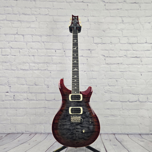 Paul Reed Smith PRS Guitars SE Custom 24-08 Quilt Electric Guitar Charcoal Cherry Burst