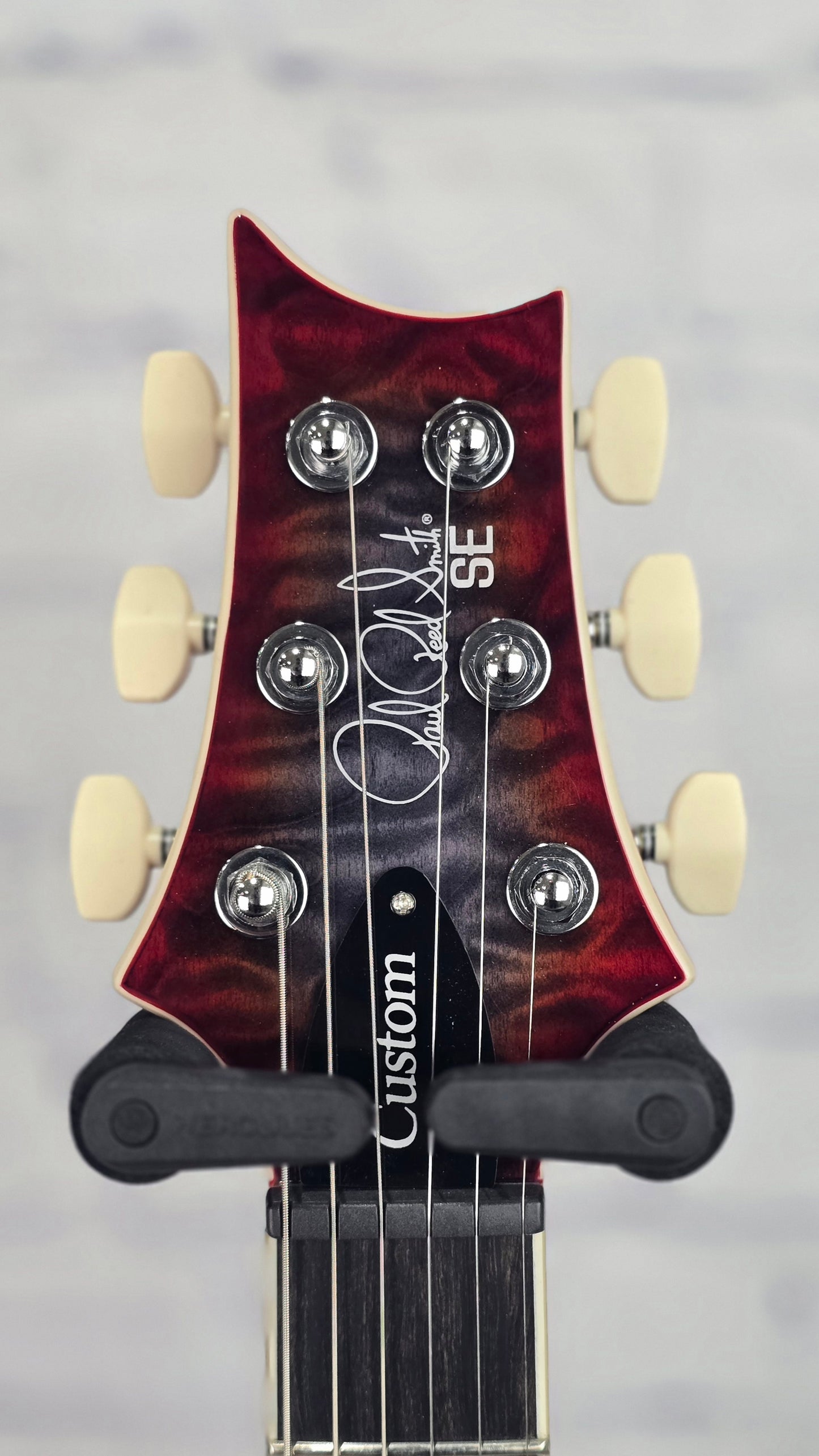 Paul Reed Smith PRS Guitars SE Custom 24-08 Quilt Electric Guitar Charcoal Cherry Burst