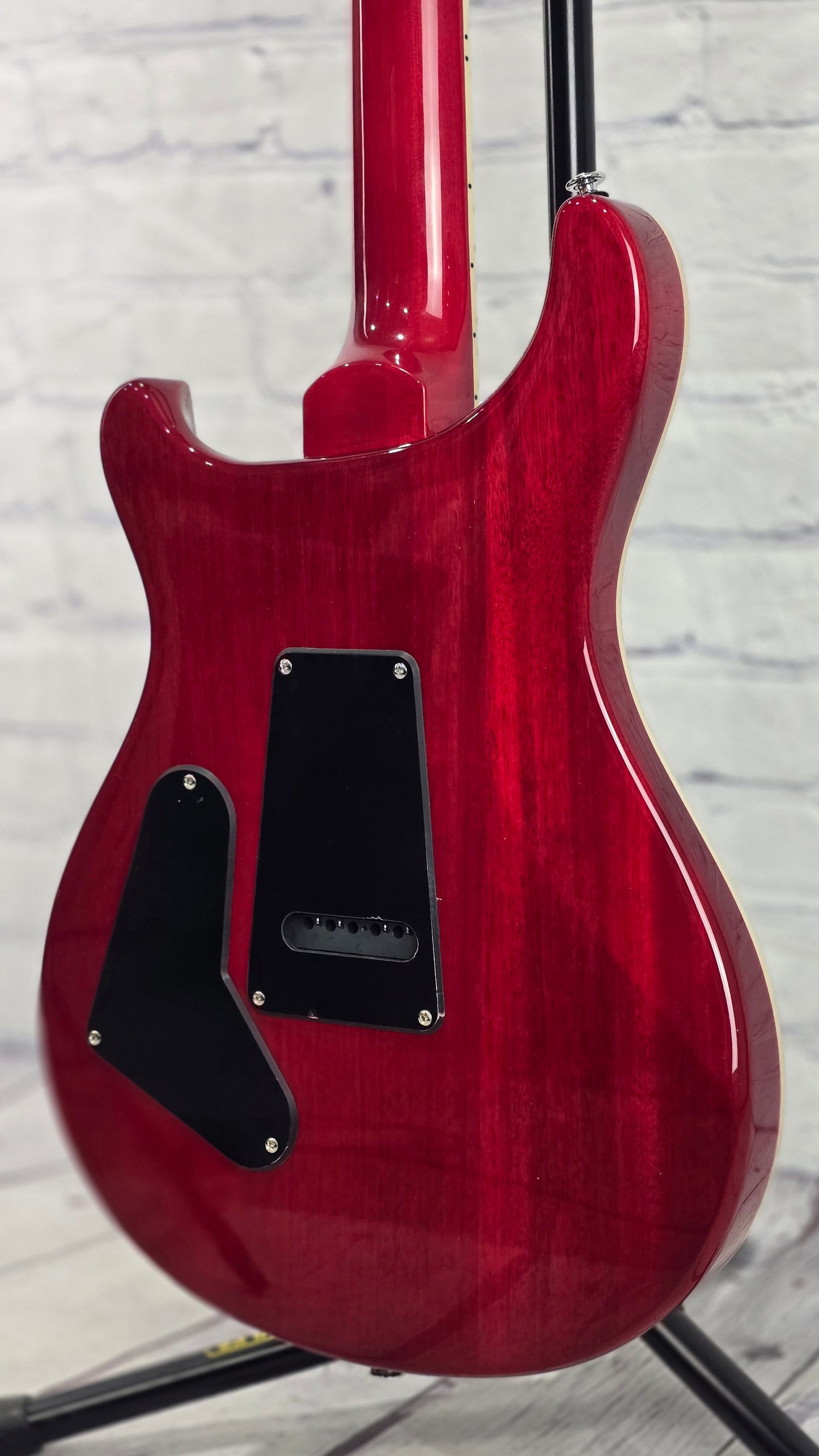 Paul Reed Smith PRS Guitars SE Custom 24-08 Quilt Electric Guitar Charcoal Cherry Burst