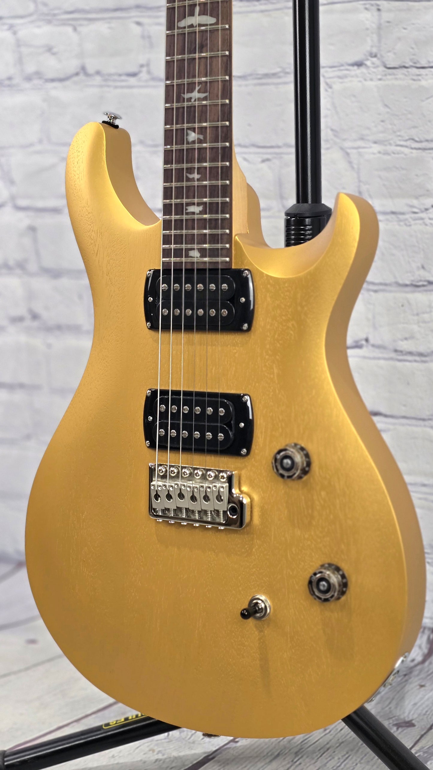 Paul Reed Smith PRS Guitars SE CE24 Standard Satin 6 String Electric Guitar Metallic Gold
