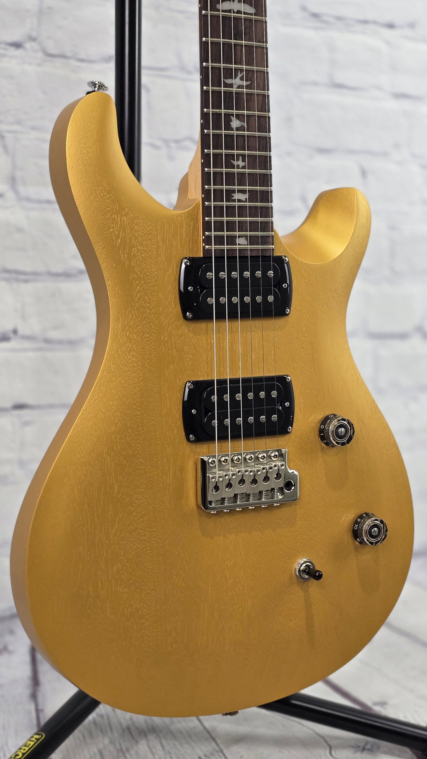 Paul Reed Smith PRS Guitars SE CE24 Standard Satin 6 String Electric Guitar Metallic Gold