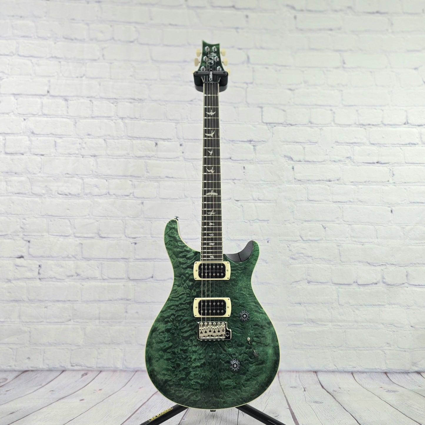 Paul Reed Smith PRS Guitars SE Custom 24 Quilt 6 String Electric Guitar Teal Black
