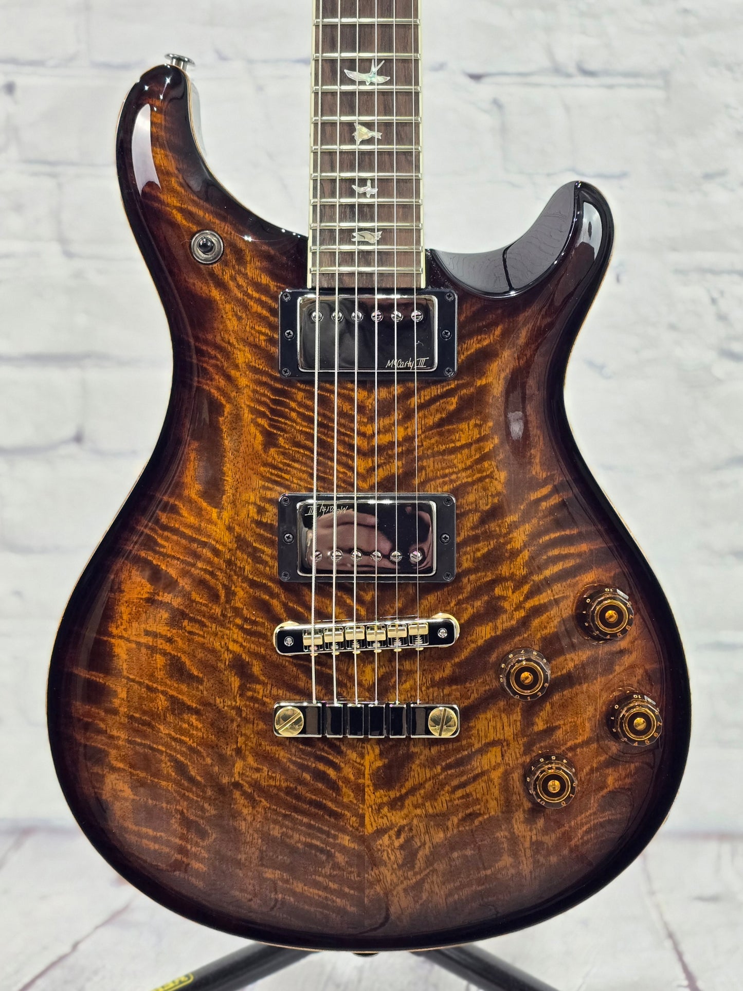 Paul Reed Smith PRS Guitars McCarty 594 Limited Mango 6 String Electric Guitar Black Gold Burst