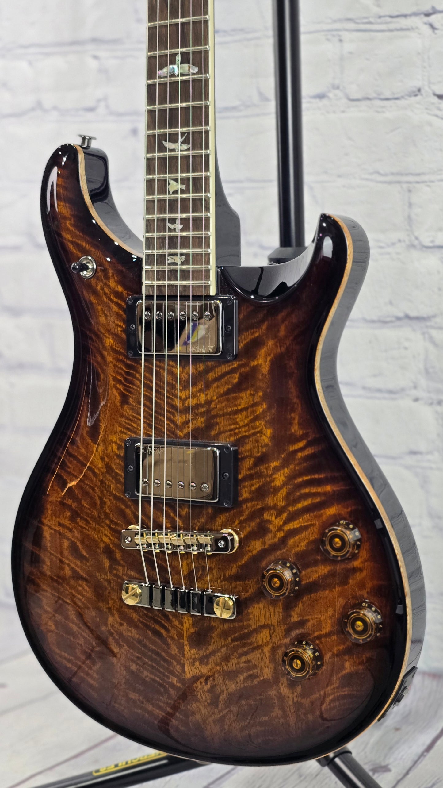 Paul Reed Smith PRS Guitars McCarty 594 Limited Mango 6 String Electric Guitar Black Gold Burst