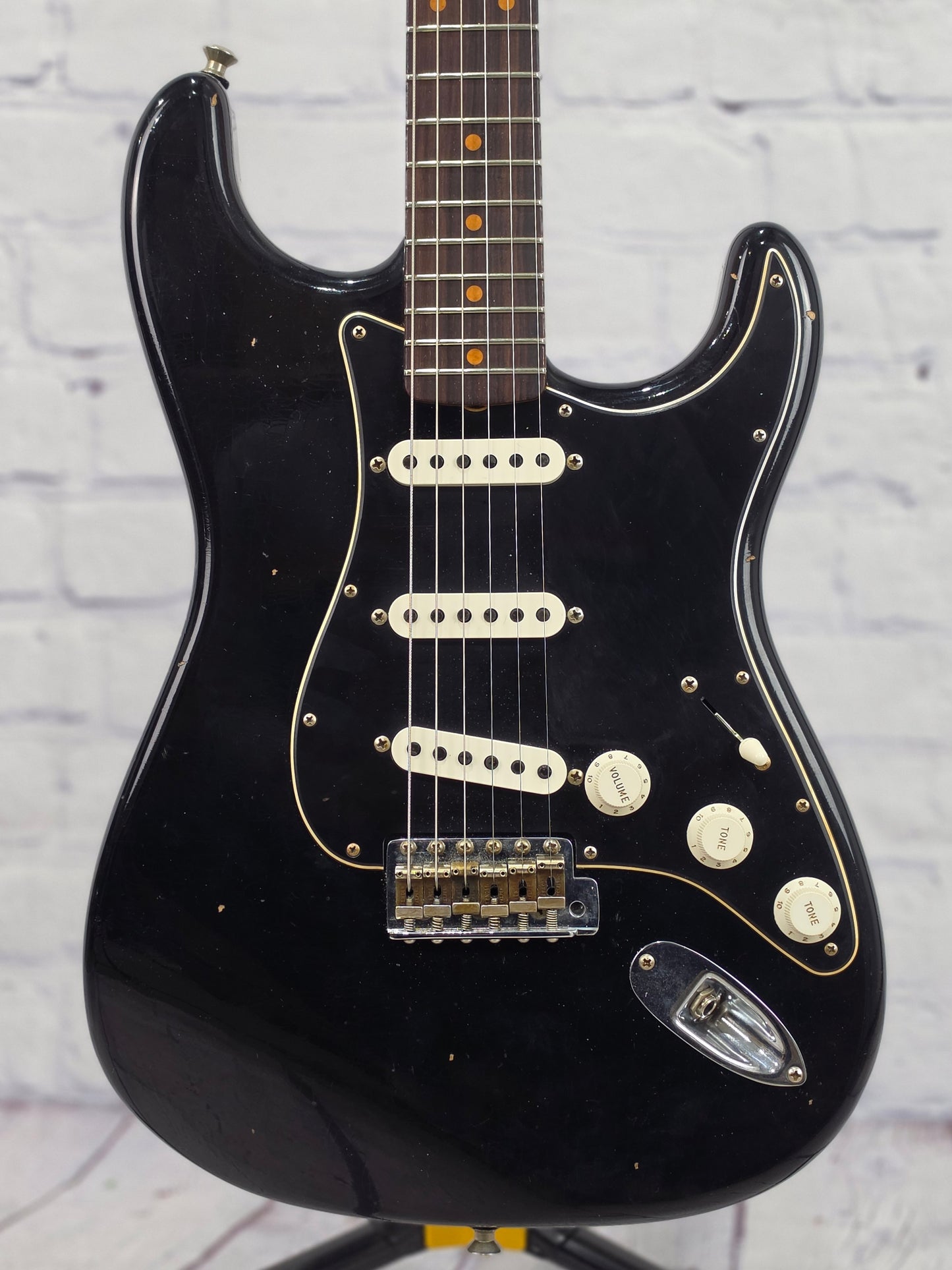 USED Fender Custom Shop Postmodern Stratocaster 6 String Electric Guitar Journeyman Relic 2023 Aged Black