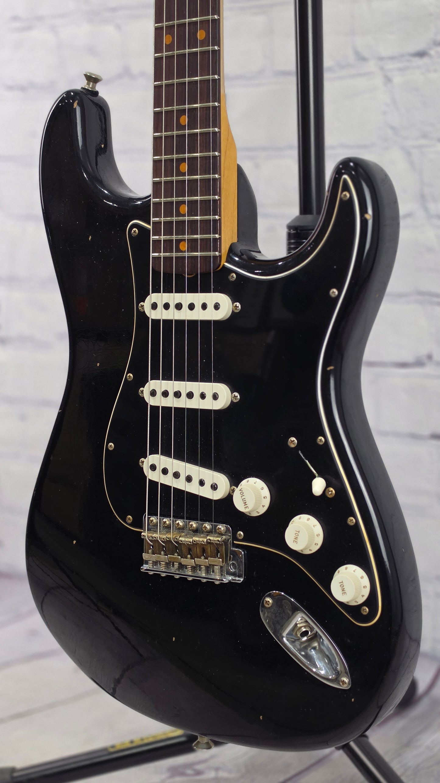 USED Fender Custom Shop Postmodern Stratocaster 6 String Electric Guitar Journeyman Relic 2023 Aged Black