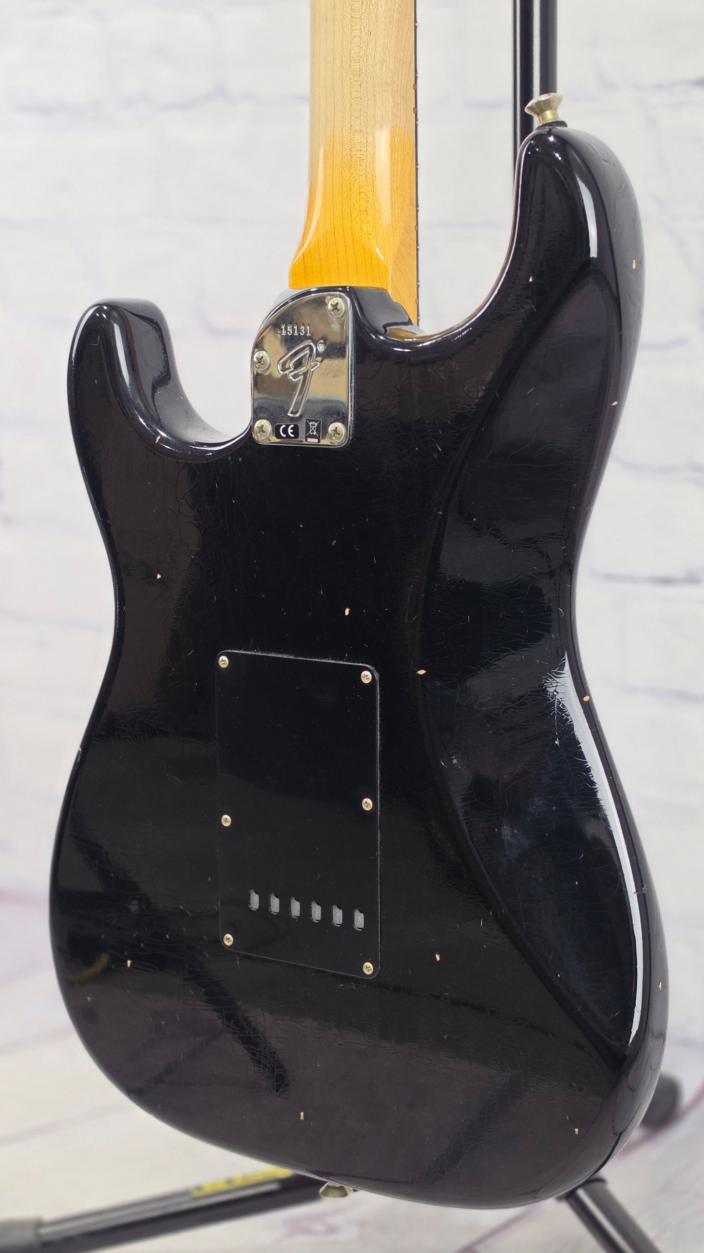 USED Fender Custom Shop Postmodern Stratocaster 6 String Electric Guitar Journeyman Relic 2023 Aged Black
