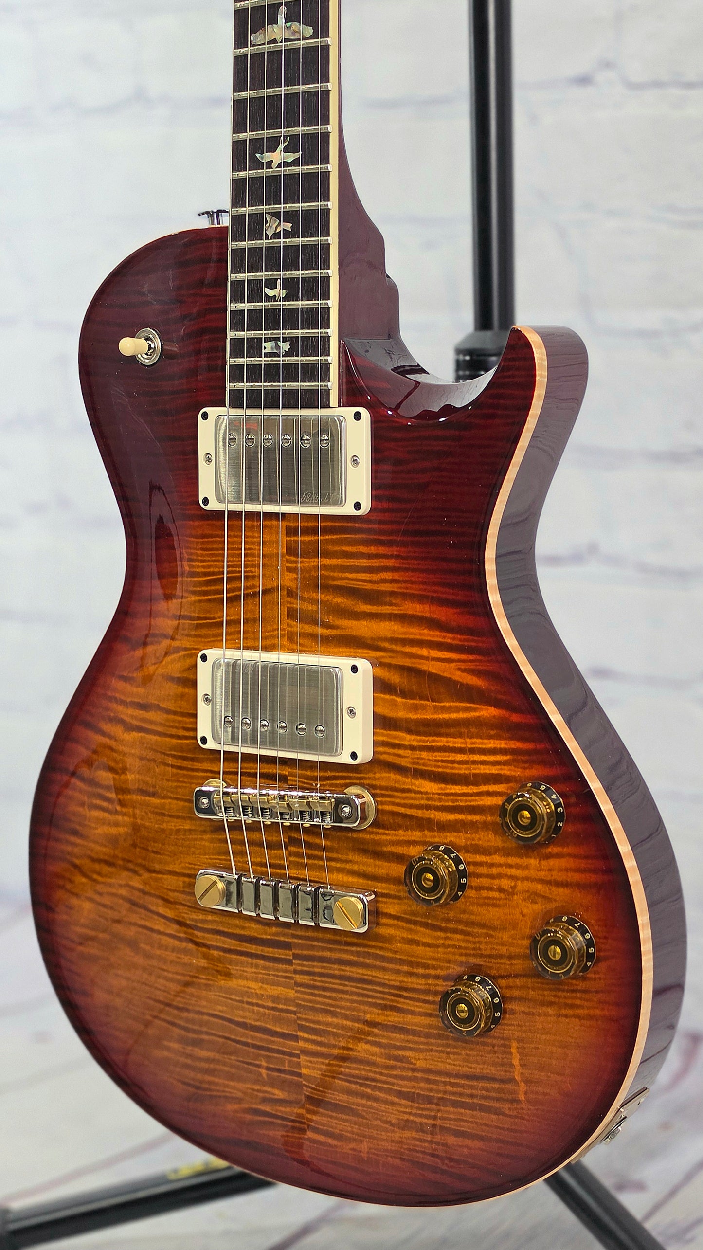 USED Paul Reed Smith PRS Guitars Core McCarty 594 Singlecut Electric Guitar Dark Cherry Burst 2023