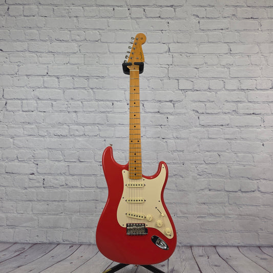 USED Fender Custom Shop 1956 Stratocaster Relic 6 String Electric Guitar Closet Classic Fiesta Red