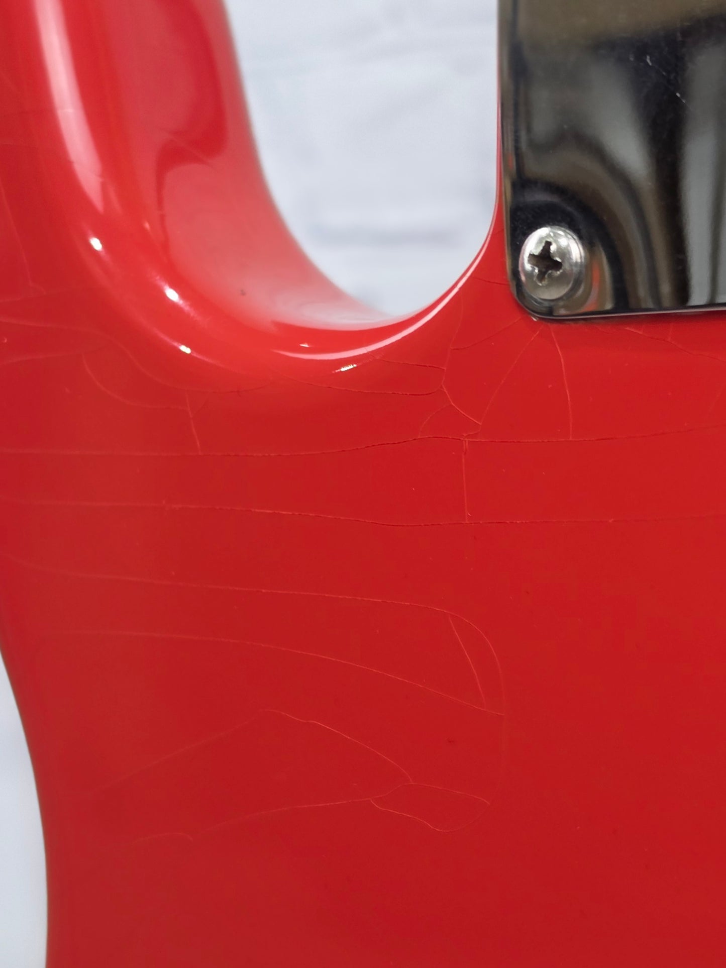 USED Fender Custom Shop 1956 Stratocaster Relic 6 String Electric Guitar Closet Classic Fiesta Red