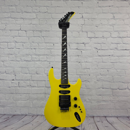 USED 1987 Hamer USA Chapparal Custom 6 String Electric Guitar RARE Pearl Yellow