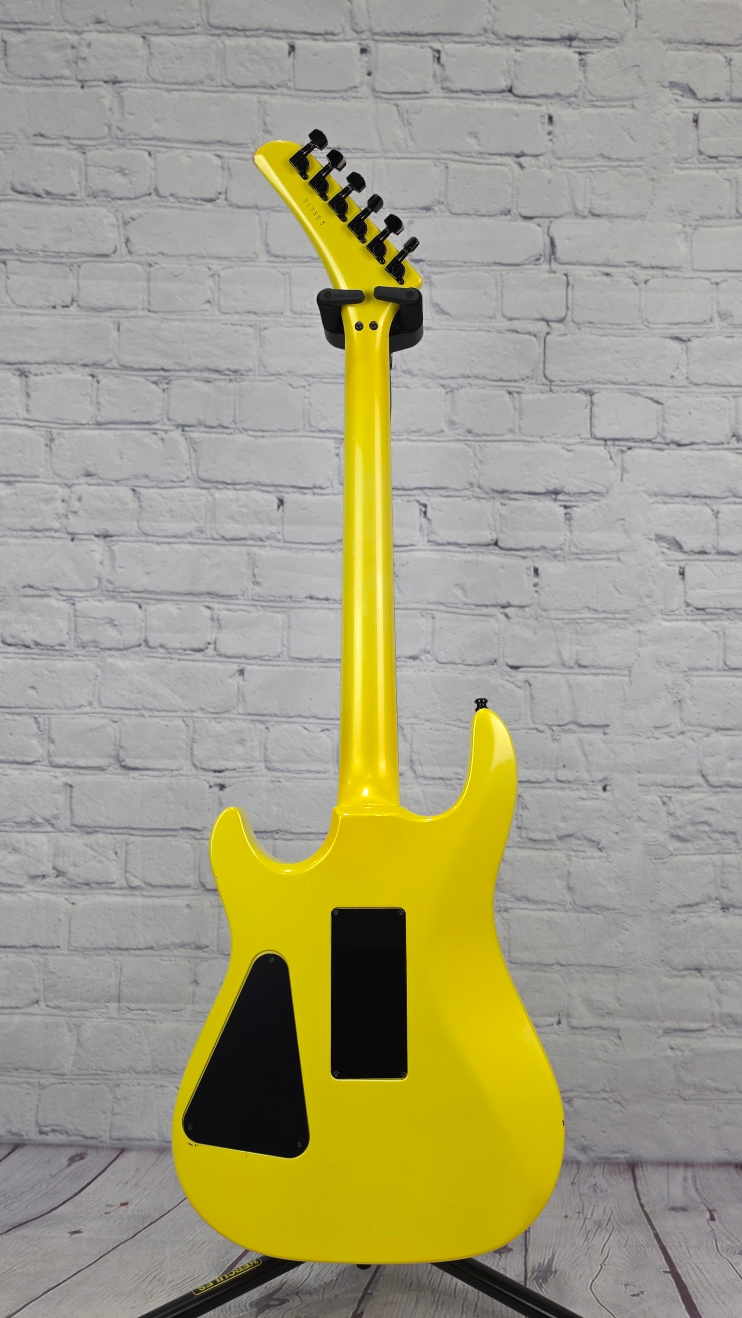 USED 1987 Hamer USA Chapparal Custom 6 String Electric Guitar RARE Pearl Yellow