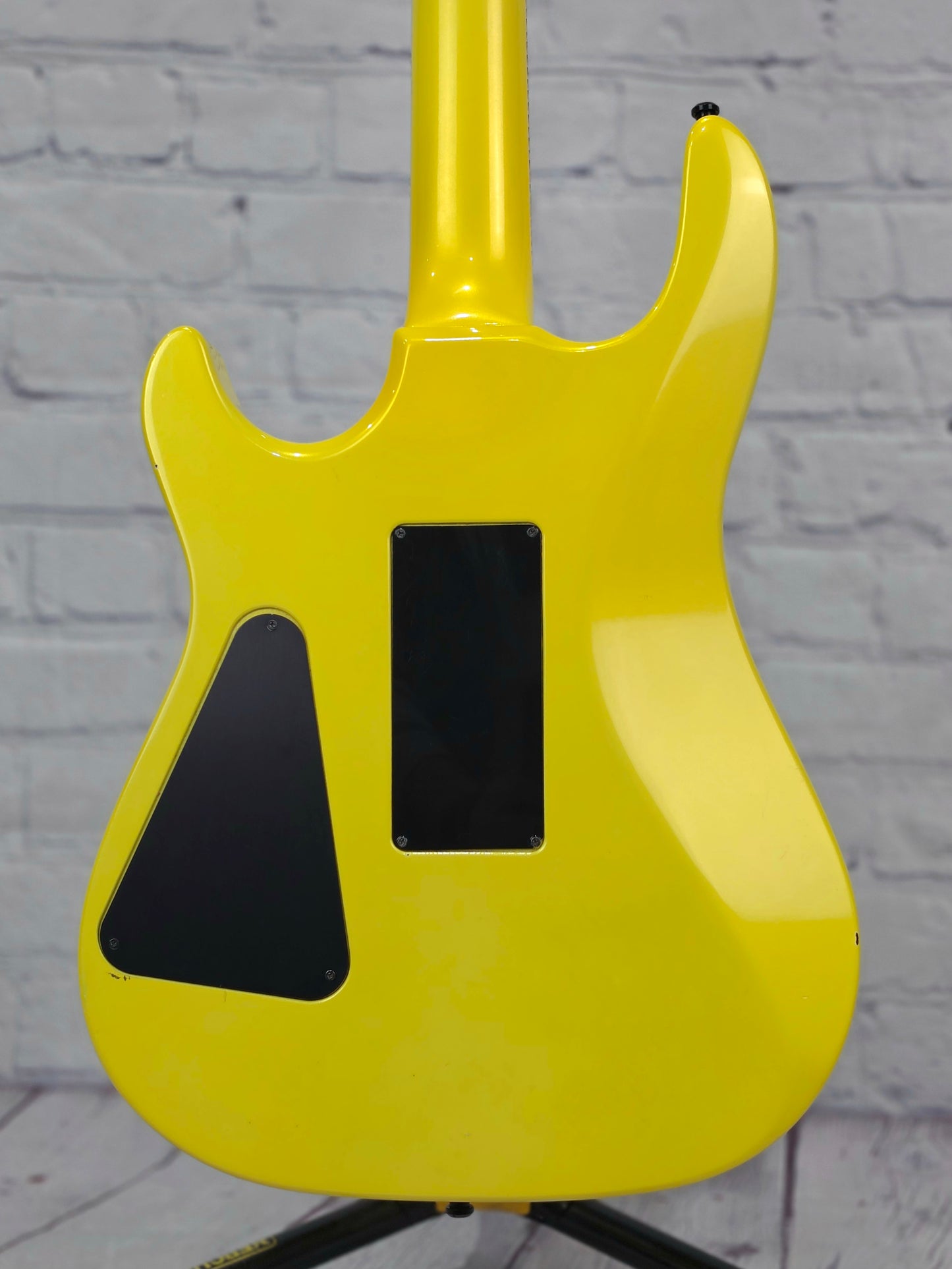 USED 1987 Hamer USA Chapparal Custom 6 String Electric Guitar RARE Pearl Yellow