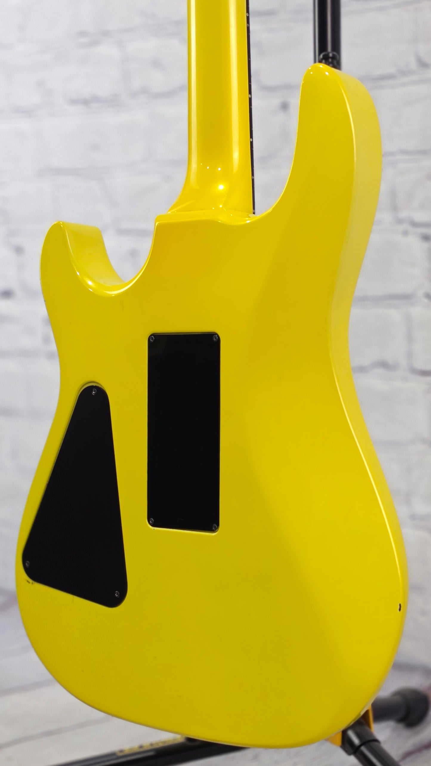 USED 1987 Hamer USA Chapparal Custom 6 String Electric Guitar RARE Pearl Yellow