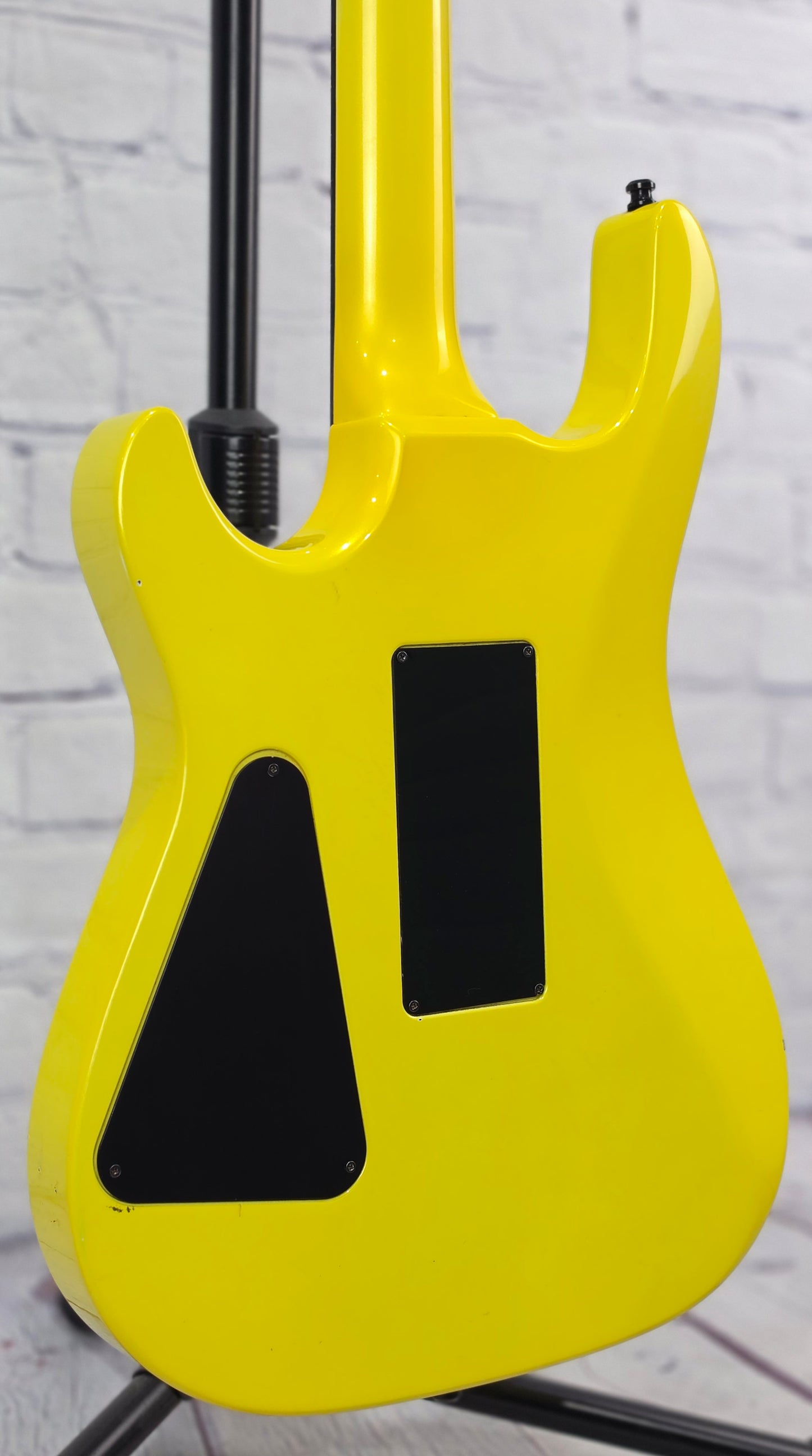 USED 1987 Hamer USA Chapparal Custom 6 String Electric Guitar RARE Pearl Yellow