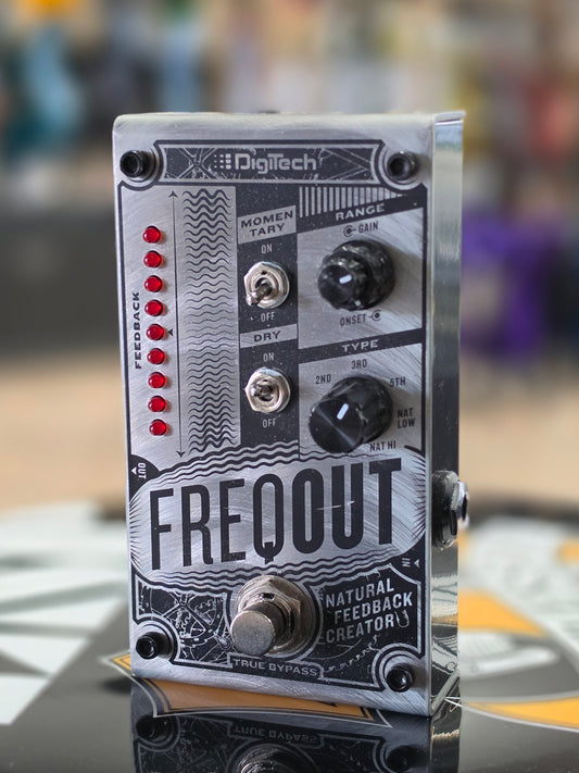 USED Digitech Freqout Harmonic Feedback Pedal