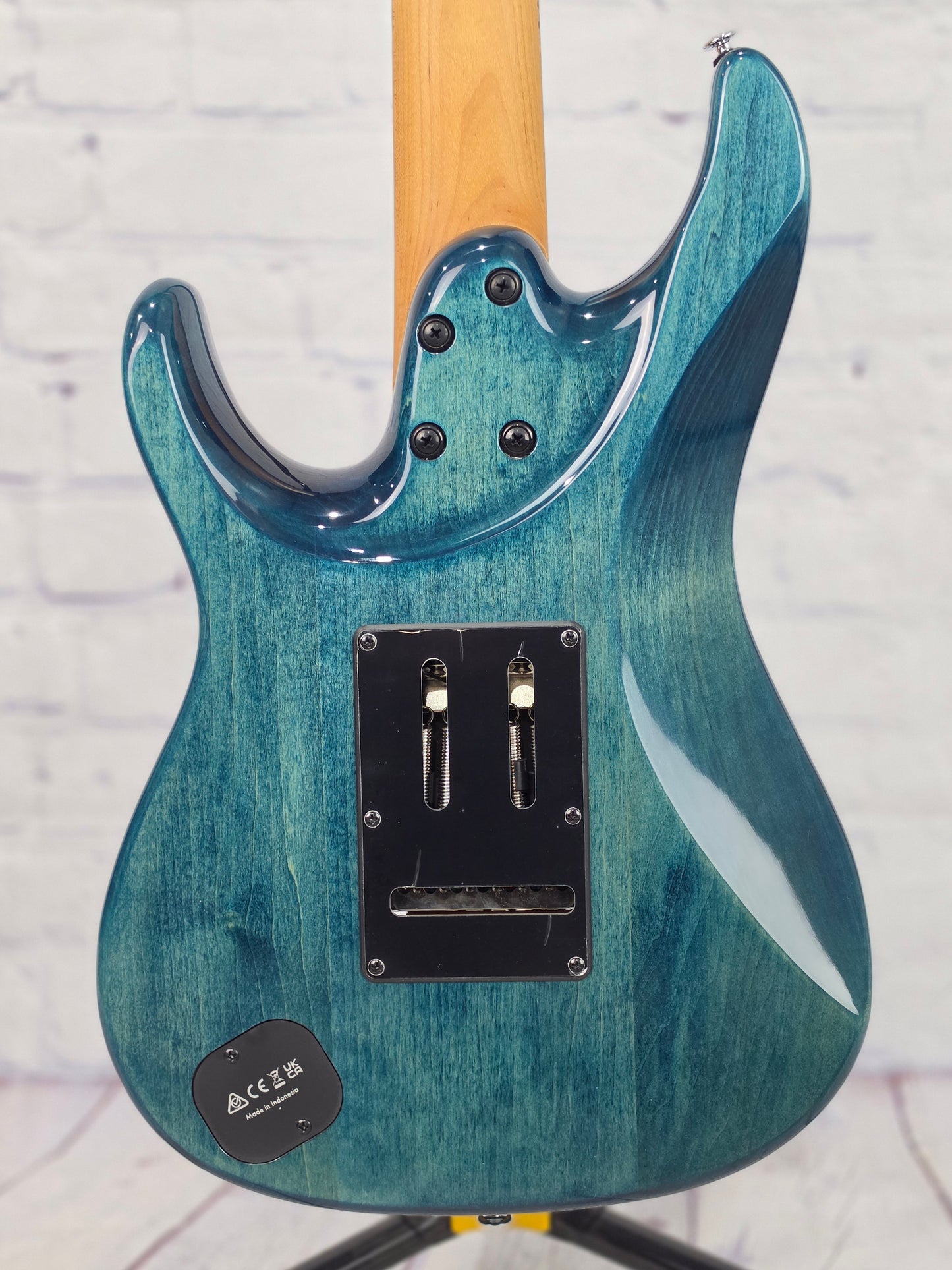 Ibanez Premium AZ447P1QM COB 7 String Electric Guitar Quilt Maple Cosmic Blue