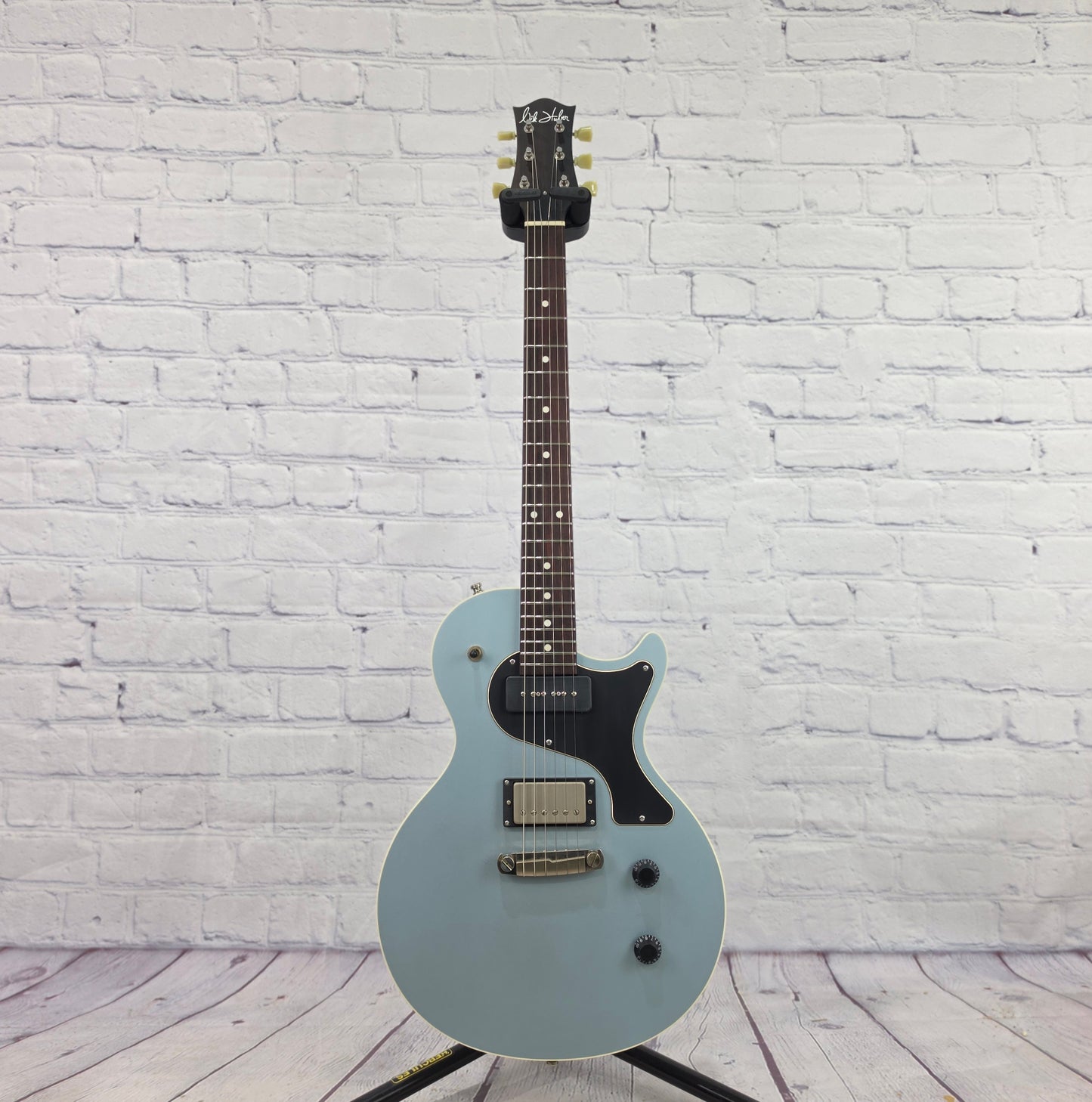Nik Huber Krautster II Single Cut 6 String Electric Guitar Ice Blue