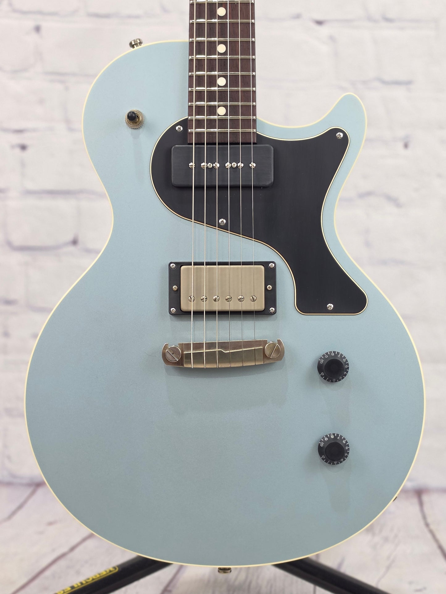 Nik Huber Krautster II Single Cut 6 String Electric Guitar Ice Blue