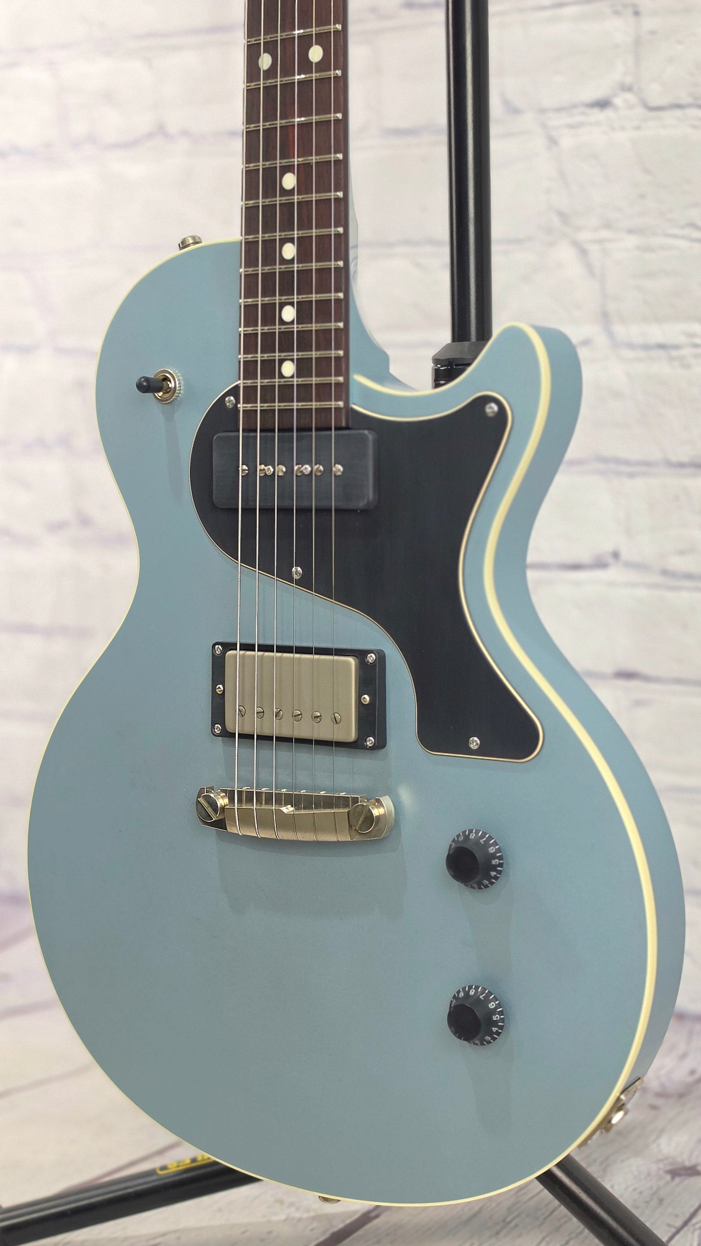 Nik Huber Krautster II Single Cut 6 String Electric Guitar Ice Blue