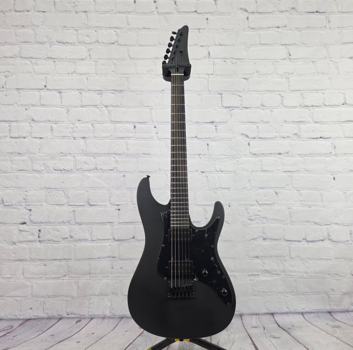Ibanez Iron Label AZ41B1 BKF 6 String Electric Guitar Black Flat