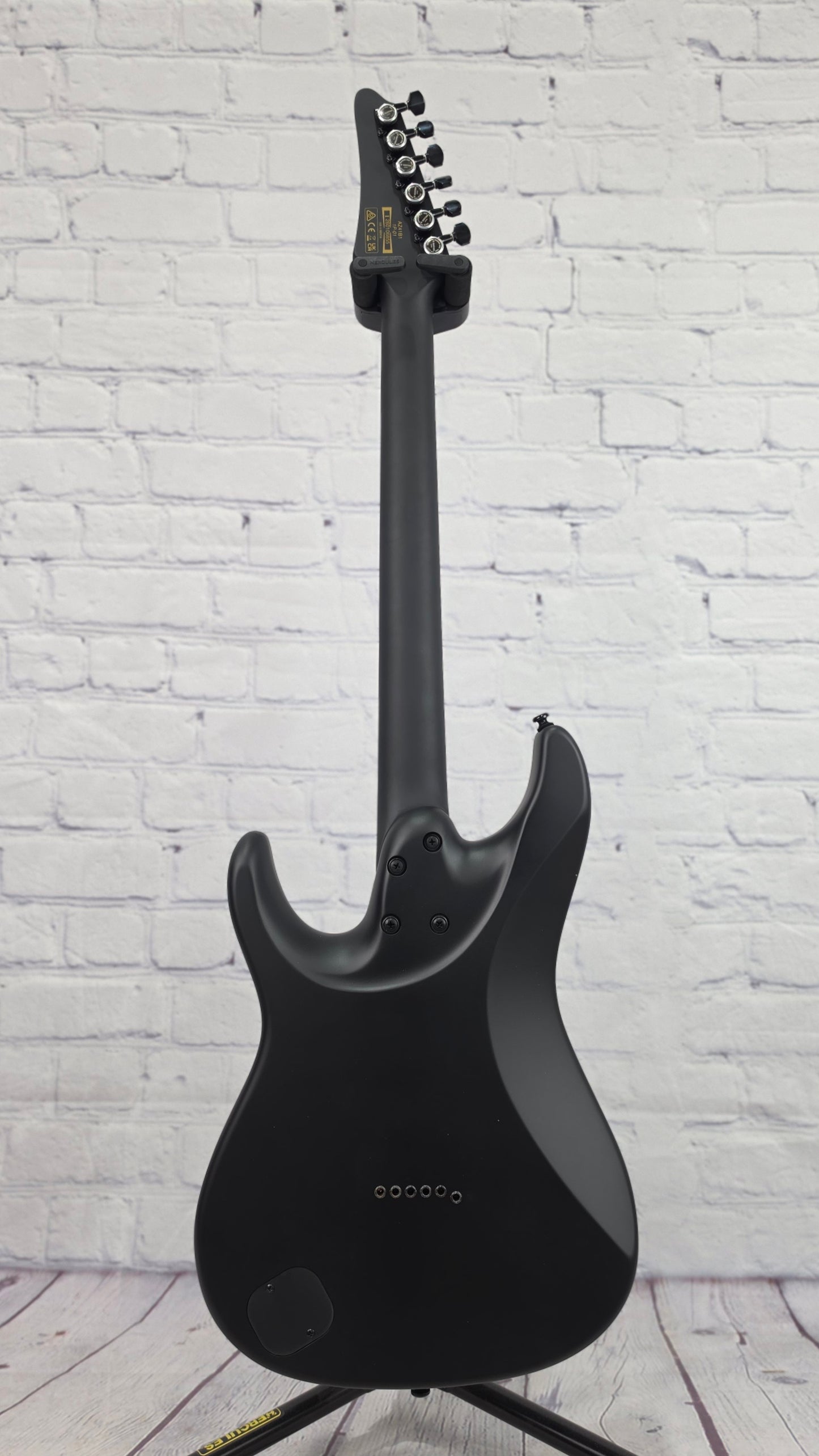 Ibanez Iron Label AZ41B1 BKF 6 String Electric Guitar Black Flat