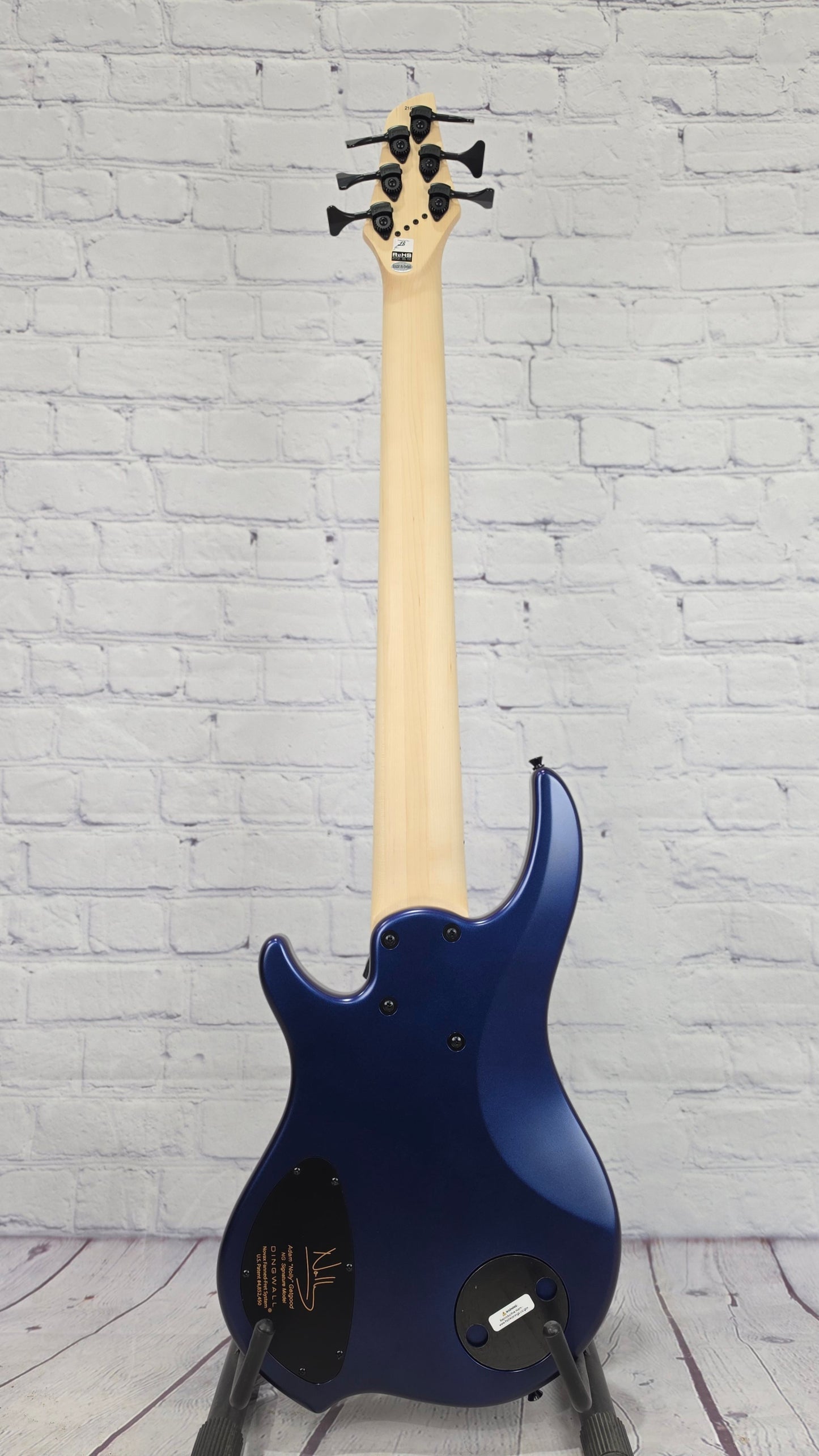 Dingwall Guitars NG3 MBP Nolly 6 String Bass Guitar Matte Blue-To-Purple Colorshift