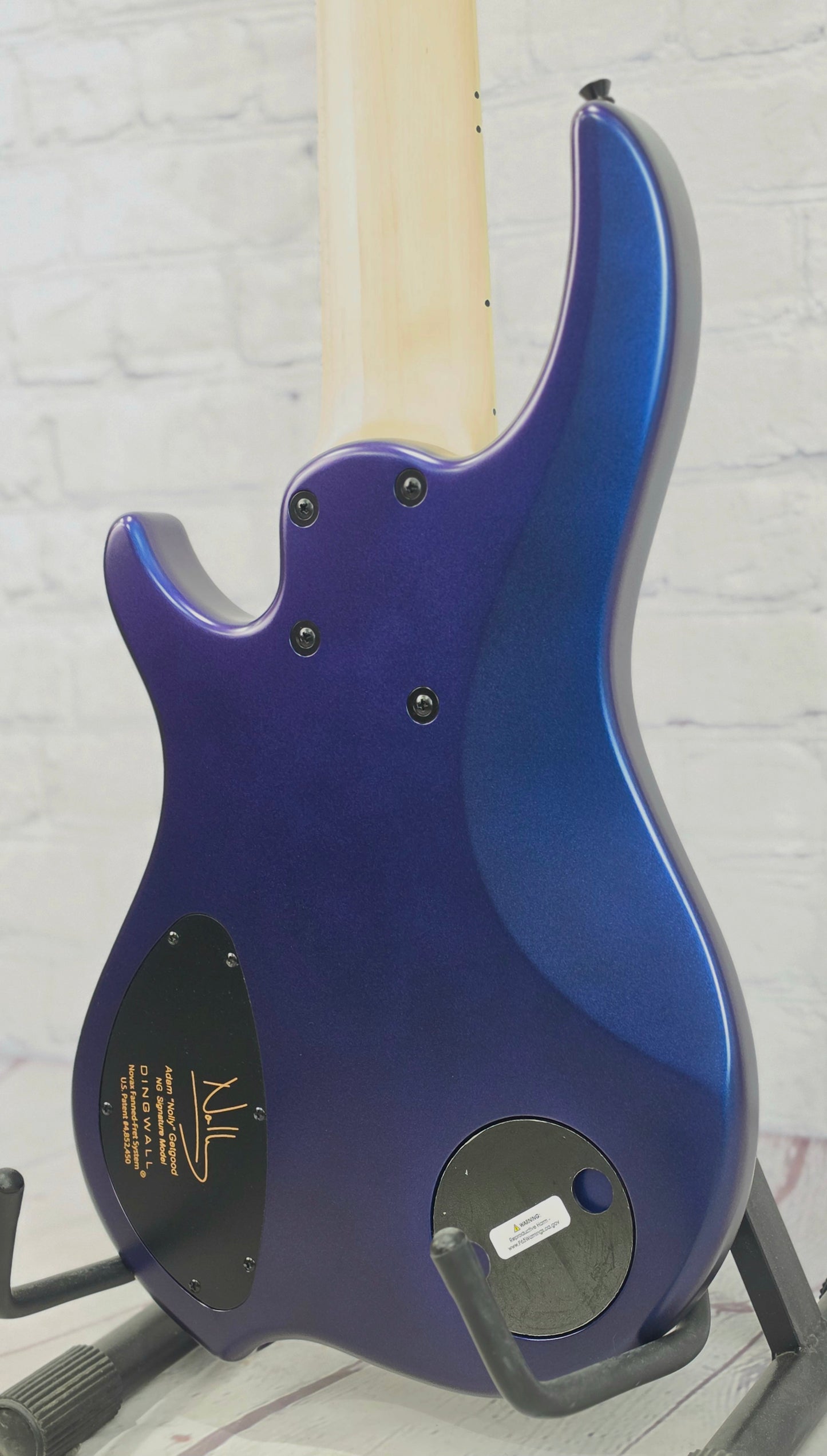 Dingwall Guitars NG3 MBP Nolly 6 String Bass Guitar Matte Blue-To-Purple Colorshift