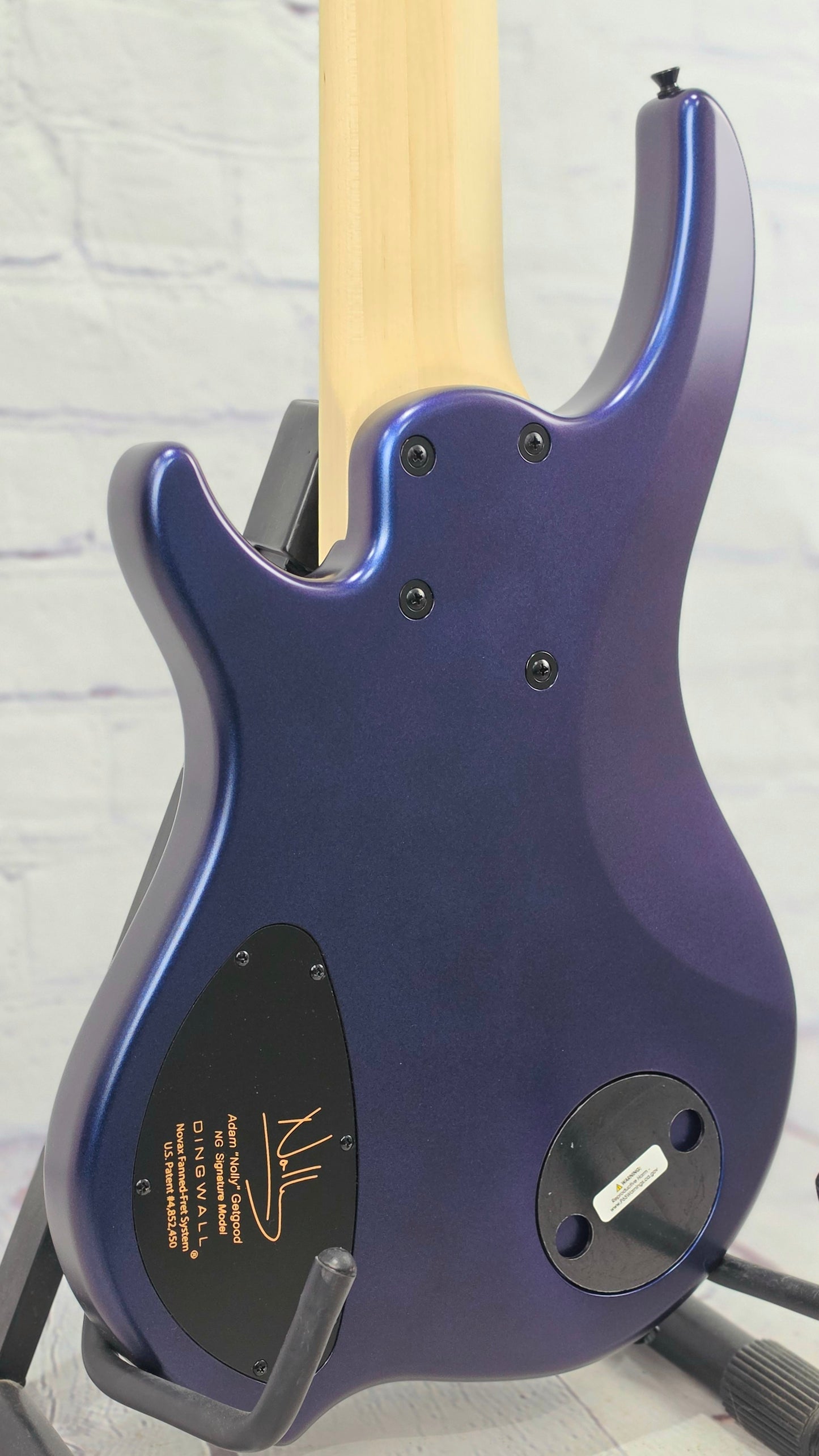 Dingwall Guitars NG3 MBP Nolly 6 String Bass Guitar Matte Blue-To-Purple Colorshift