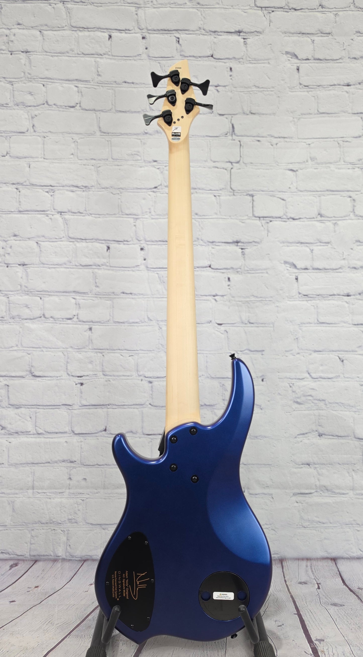 Dingwall Guitars NG3 MBP Nolly 5 String Bass Guitar Matte Blue-To-Purple Colorshift