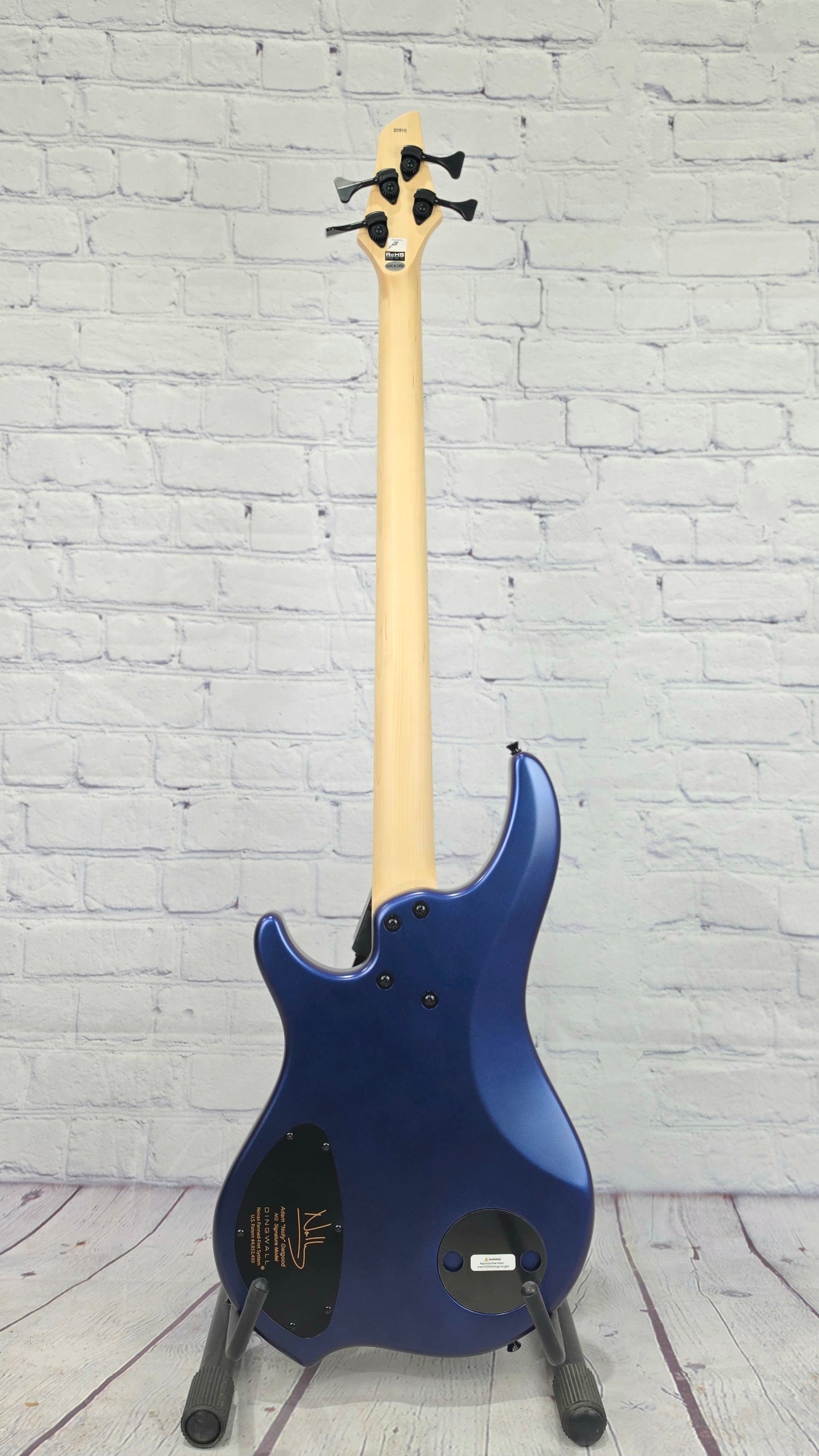 Dingwall Guitars NG3 MBP Nolly 4 String Bass Guitar Matte Blue-To-Purple Colorshift