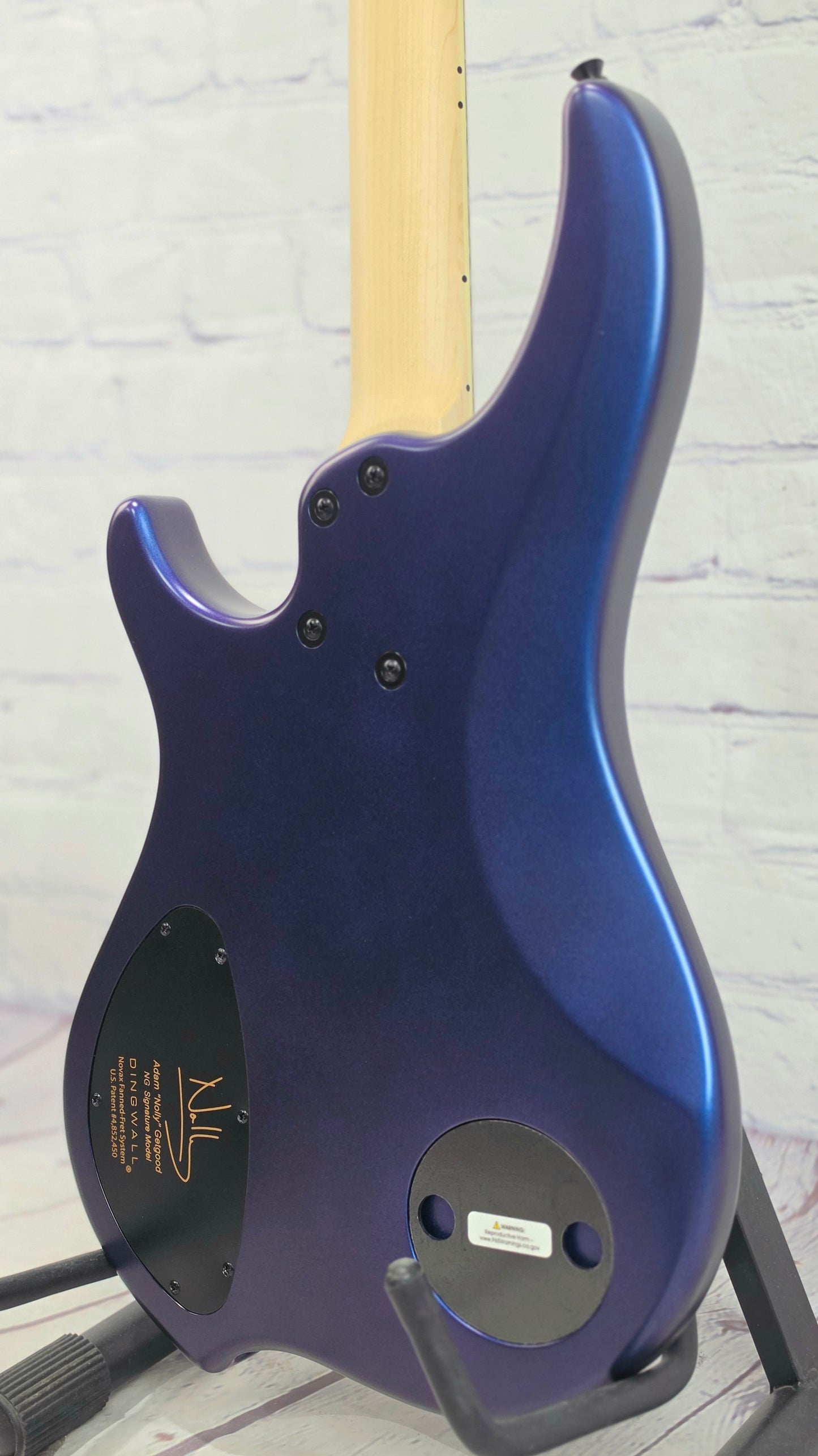 Dingwall Guitars NG3 MBP Nolly 4 String Bass Guitar Matte Blue-To-Purple Colorshift