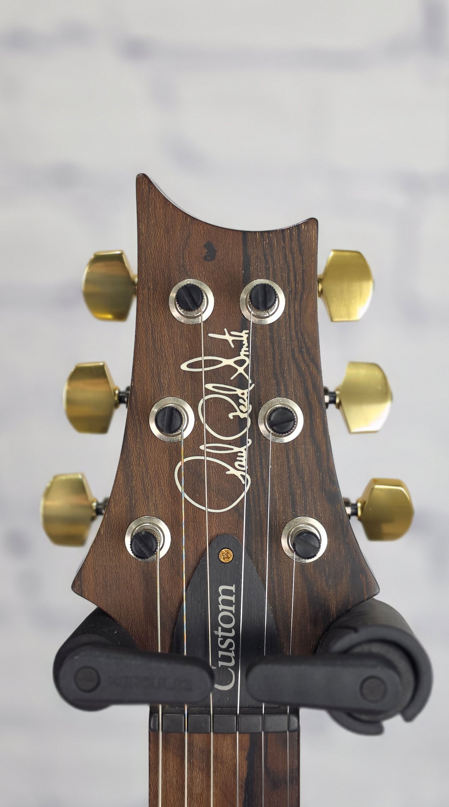 USED Paul Reed Smith PRS Guitars Wood Library Custom 24-08 6 String Electric Guitar Trampas Green Tobacco Burst 10 Top