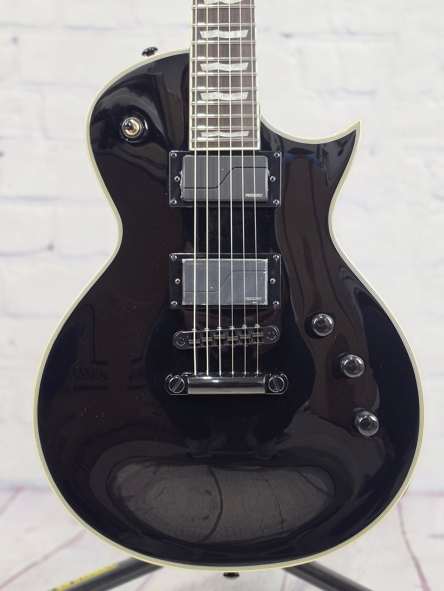 ESP LTD EC-1000S Eclipse 6 String Electric Guitar Gloss Black