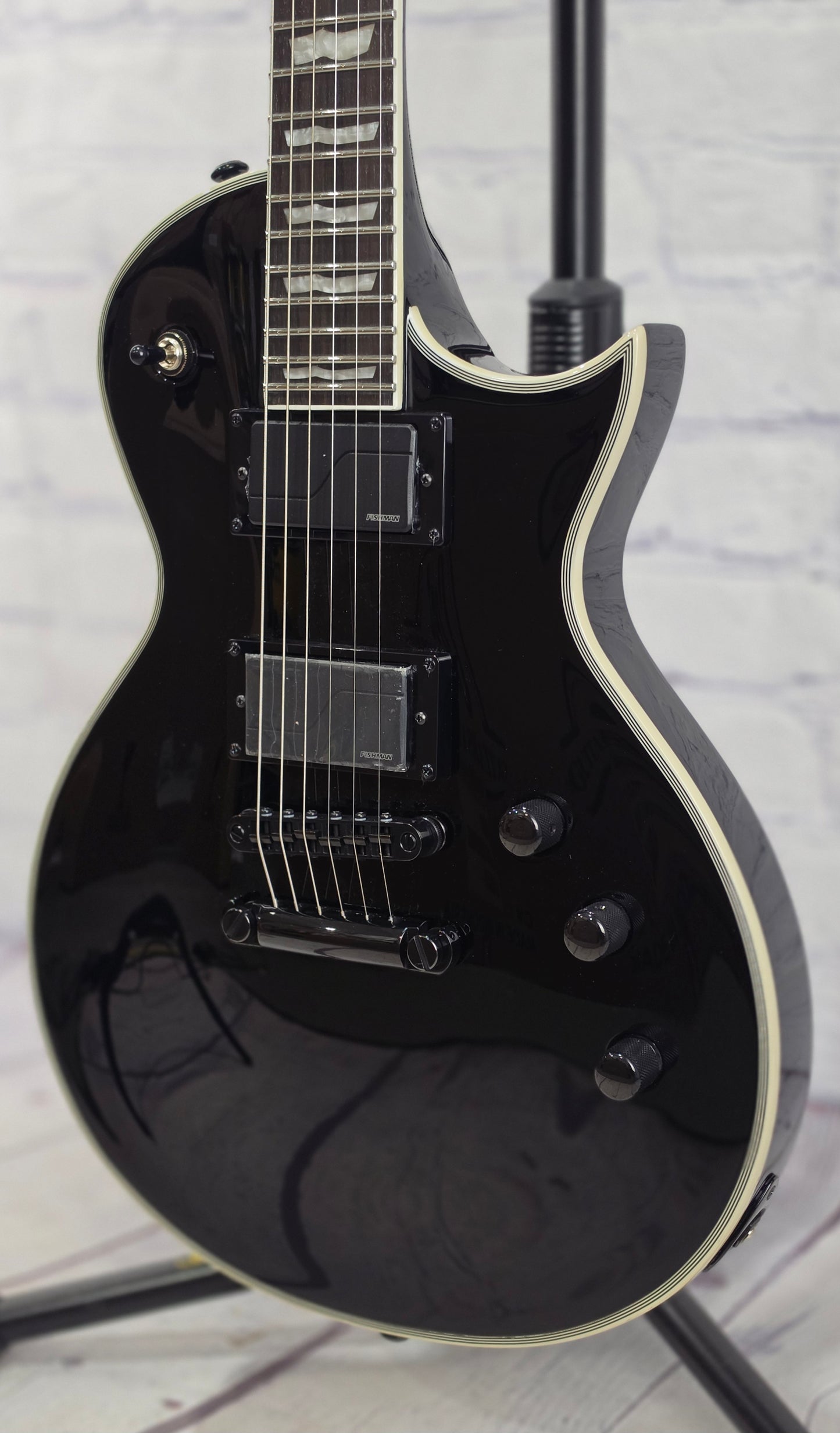 ESP LTD EC-1000S Eclipse 6 String Electric Guitar Gloss Black