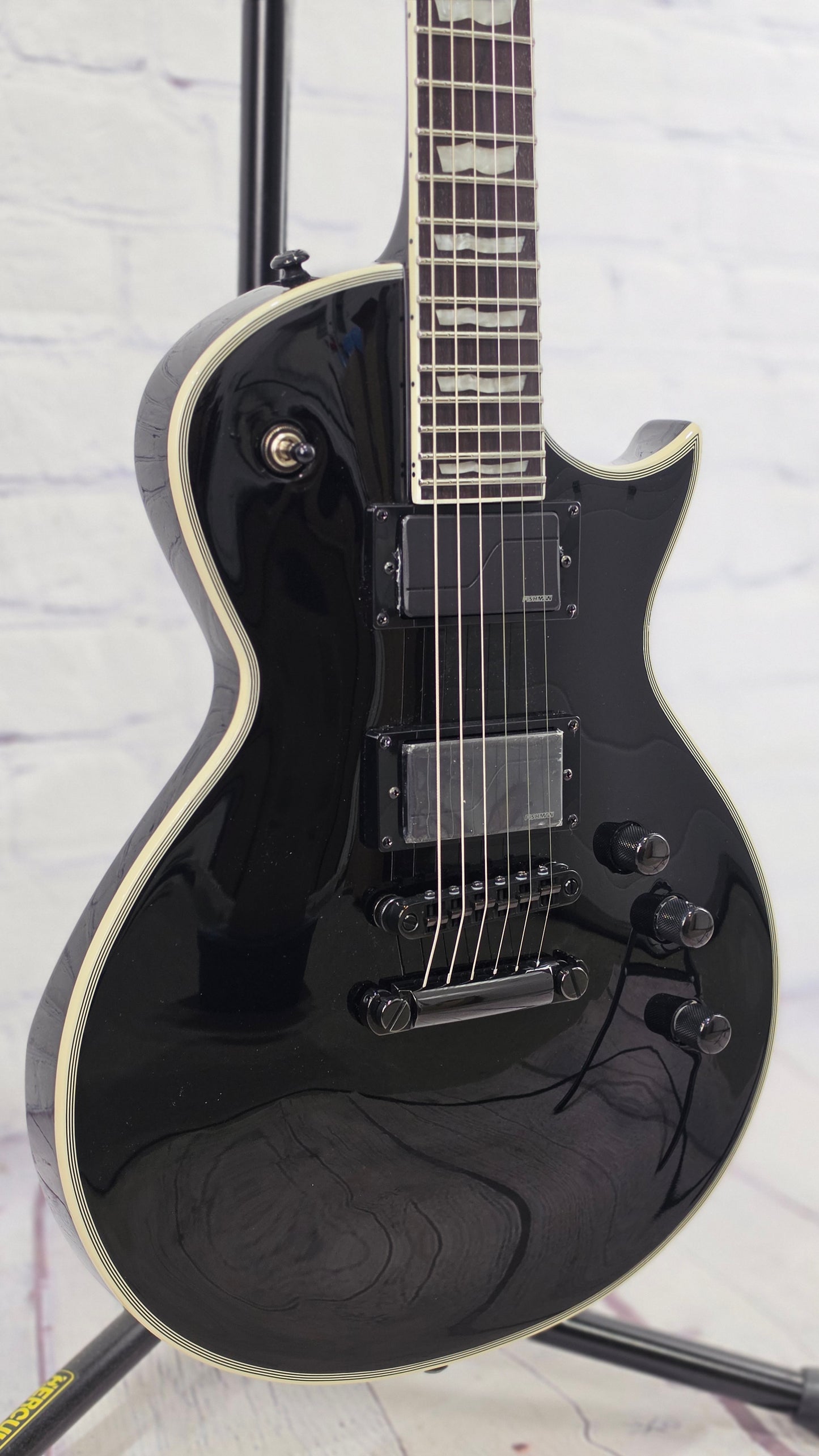 ESP LTD EC-1000S Eclipse 6 String Electric Guitar Gloss Black