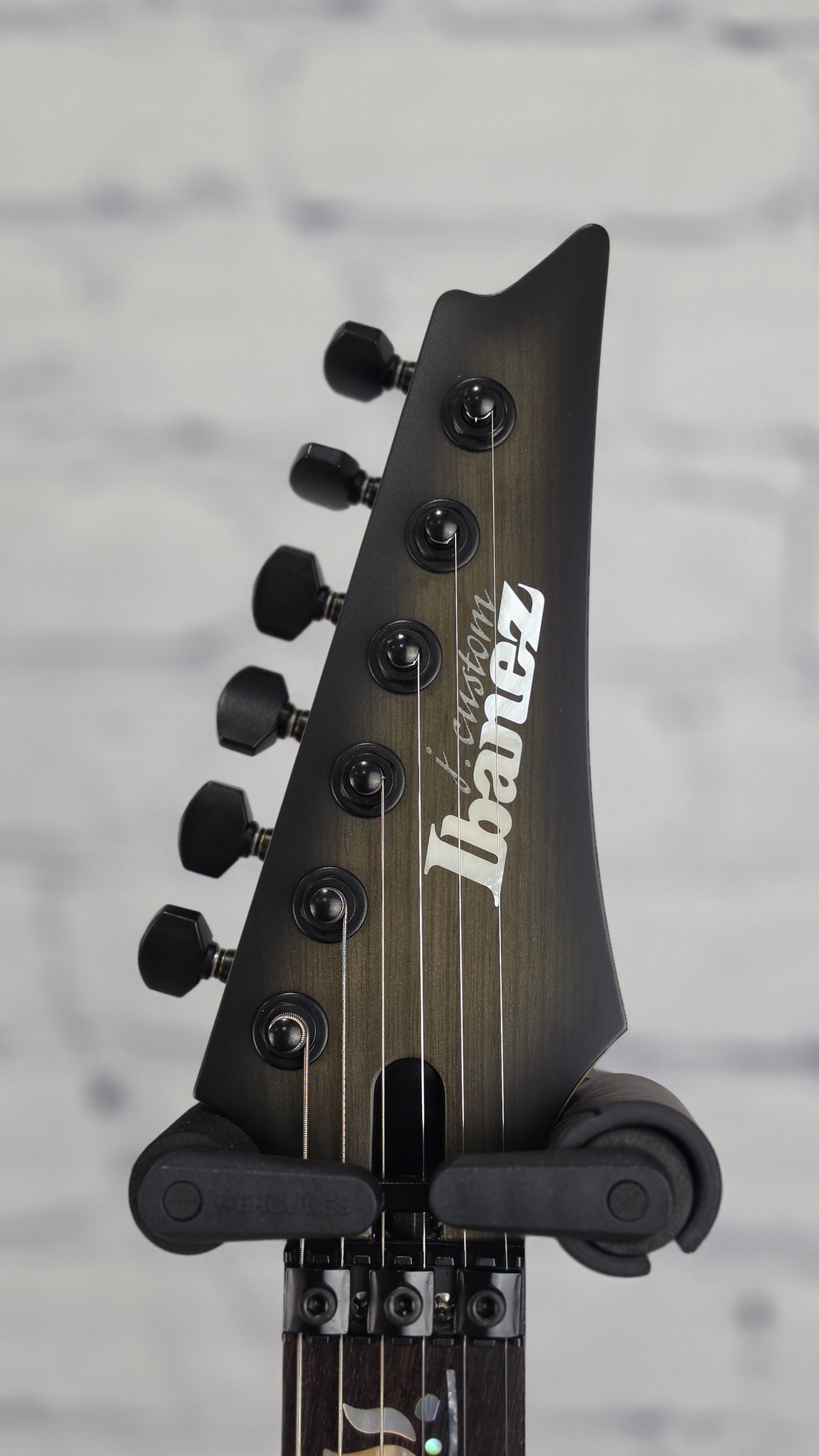 Ibanez J Custom RG8620AH AGF 6 String Electric Guitar Anvil Grey Burst Flat