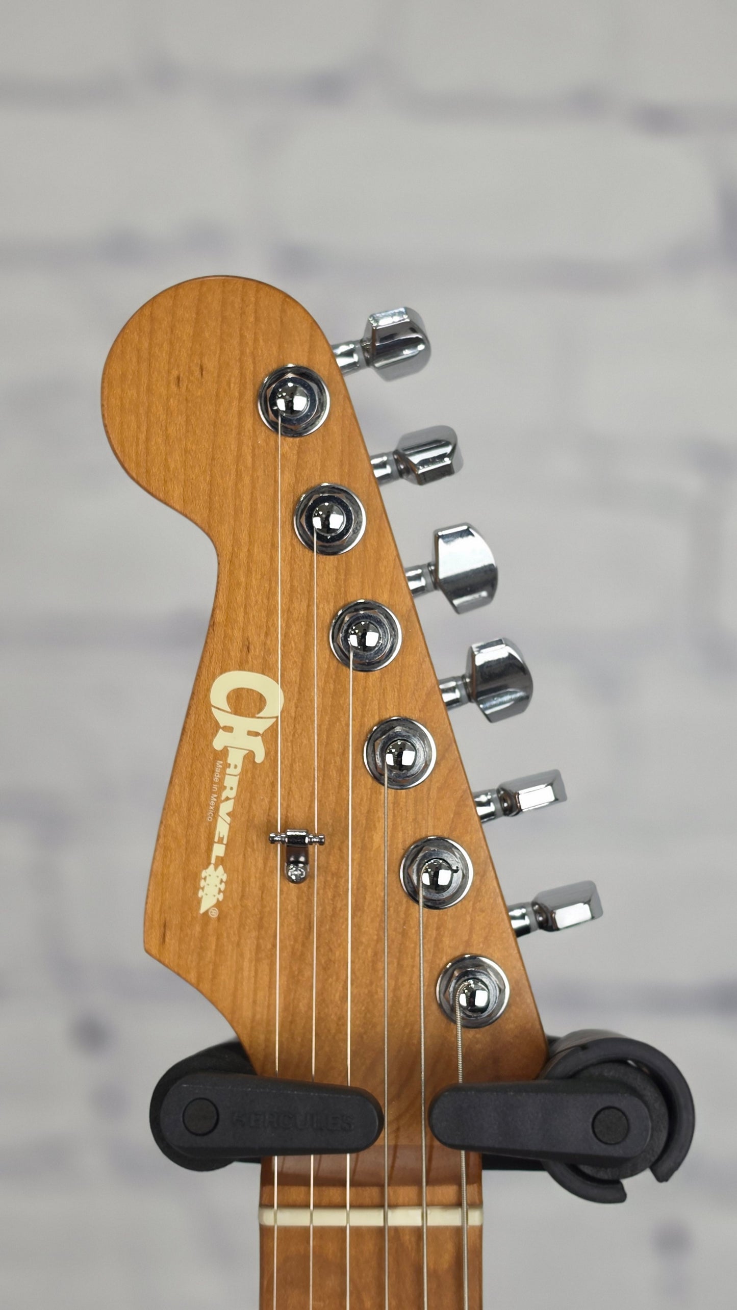 Charvel Guitars Pro-Mod DK24 HH 2PT CM LH Left Handed 6 String Electric Guitar Satin Shell Pink Lefty